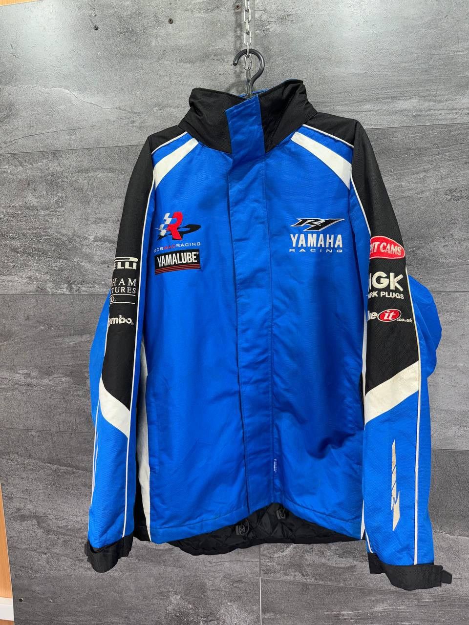 Yamaha Yamaha Rob Mac Racing R1 Mens Full Zip Jacket Blue Nylon Size US XL / EU 56 / 4 - 1 Thumbnail