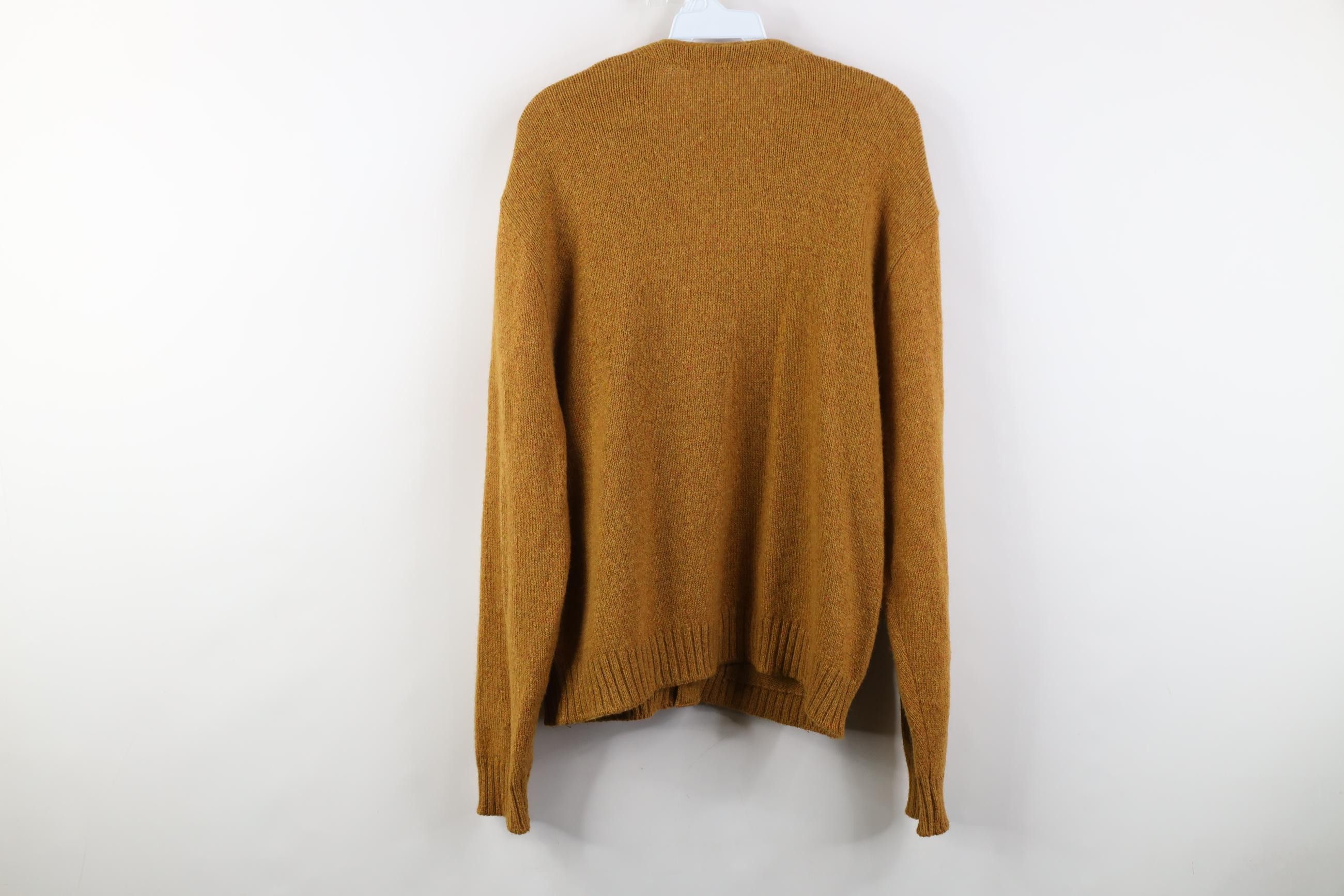 Vintage Vintage 60s Streetwear Cobain Sweater Mustard Yellow USA Size US L / EU 52-54 / 3 - 11 Thumbnail