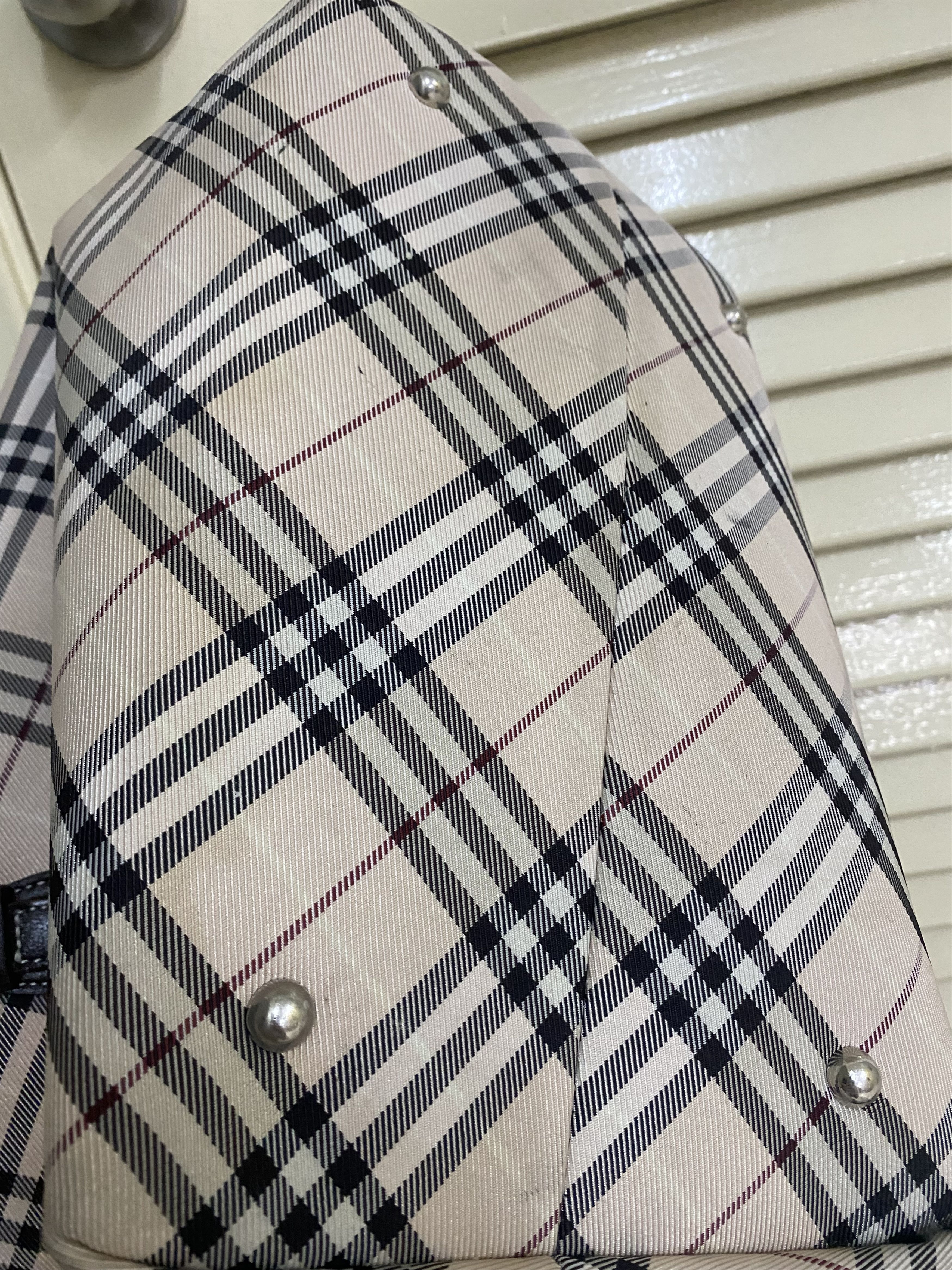 Burberry Burberry Nova Check Tote Bag Nylon Size ONE SIZE - 7 Thumbnail
