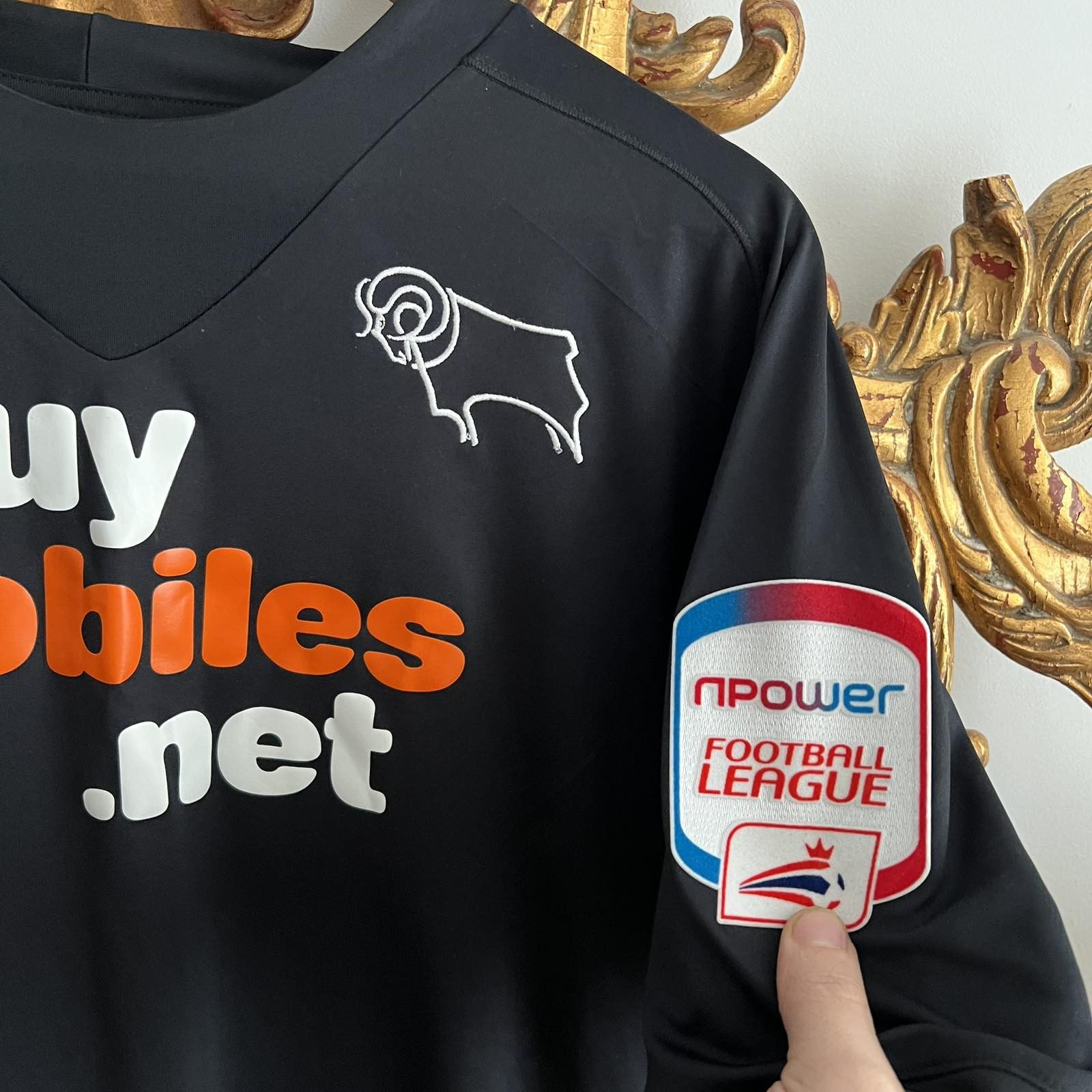 Kappa Kappa Derby County SHIRT TRIKOT SOCCER JERSEY CAMISETA SZ XL Size US XXL / EU 58 / 5 - 4 Thumbnail