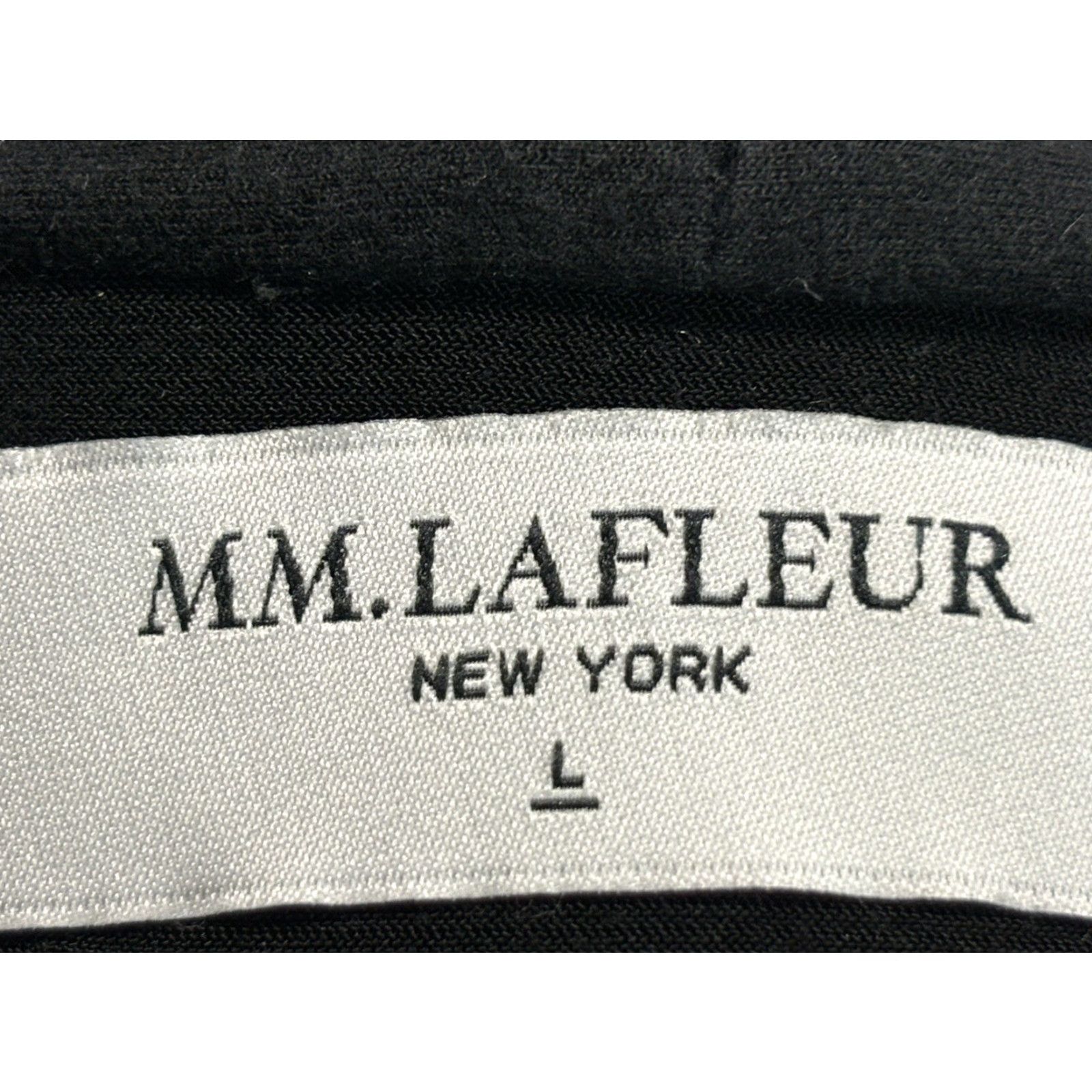 M.M.LaFleur MM.LaFleur Casey Wrap Dress Size Large Black 3/4 Sleeve Bodycon Knee Length Womens Size L / US 10 / IT 46 - 7 Thumbnail