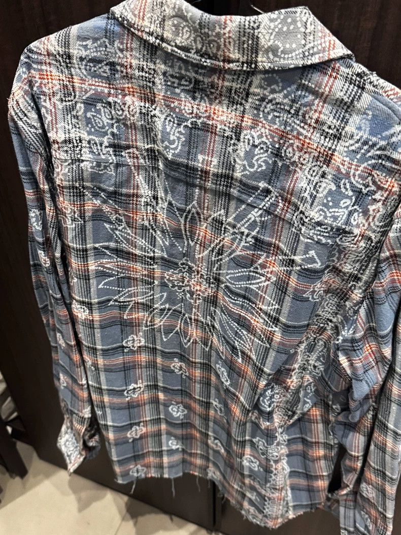 Amiri Amiri Embroidered denim shirt 2501-Nextarrow Size US M / EU 48-50 / 2 - 2 Thumbnail