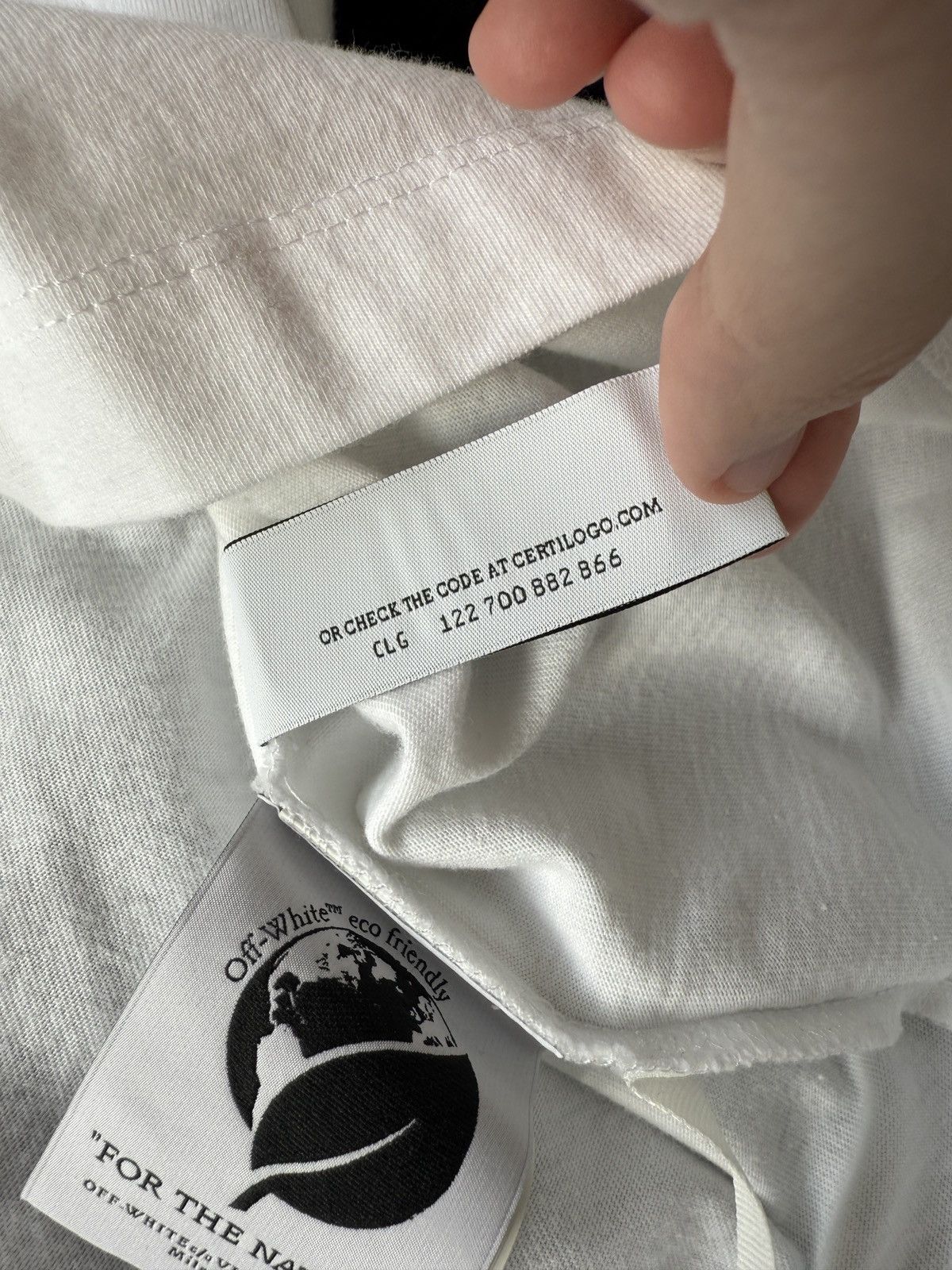 Off-White Off-White Logo T-Shirt Size US S / EU 44-46 / 1 - 9 Thumbnail