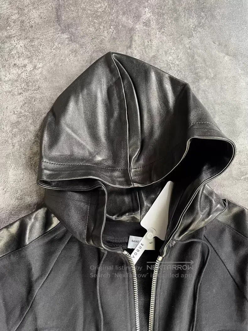 Saint Laurent Paris Saint Laurent Paris Hooded Sheepskin and Leather Drawstrin Size US S / EU 44-46 / 1 - 3 Thumbnail