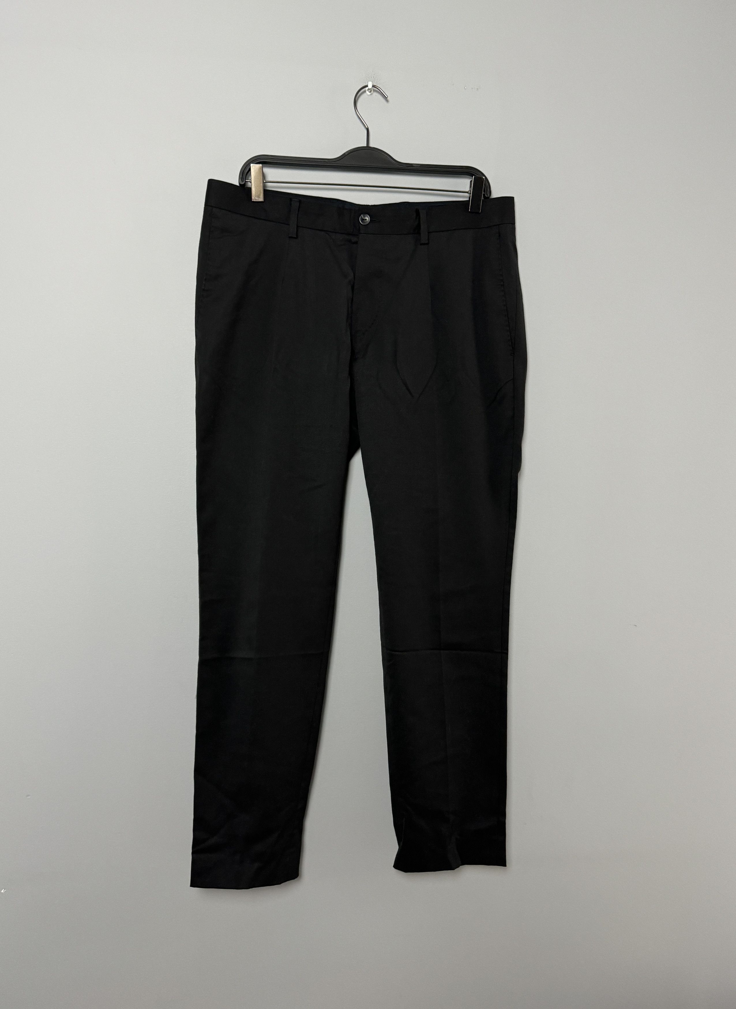 Versace Men's Versace Classic Pants Chino Black Trousers Size 50 Size US 34 / EU 50 - 2 Thumbnail