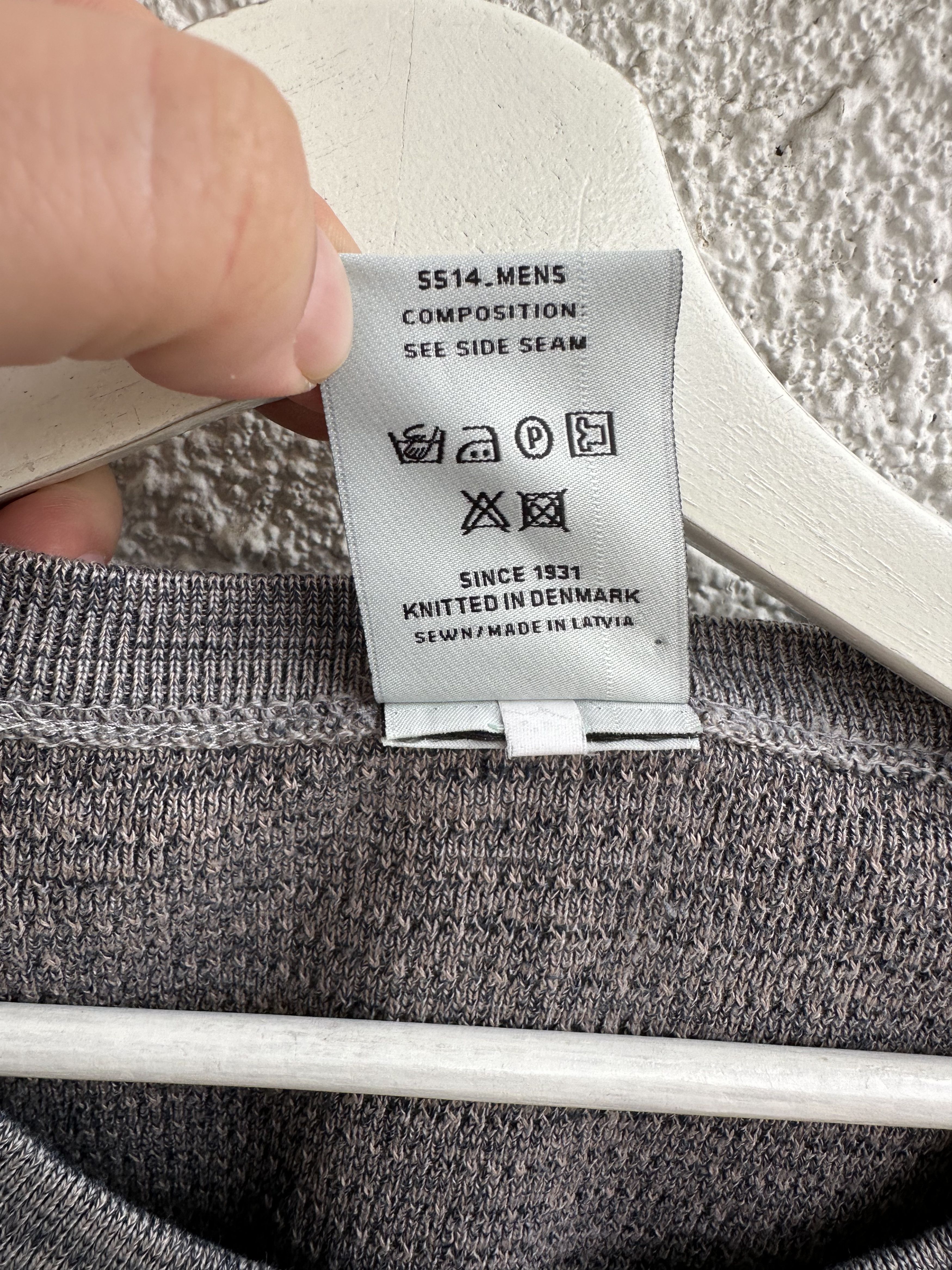 S.N.S. Herning grey crewneck cotton sweater Size US XL / EU 56 / 4 - 5 Thumbnail