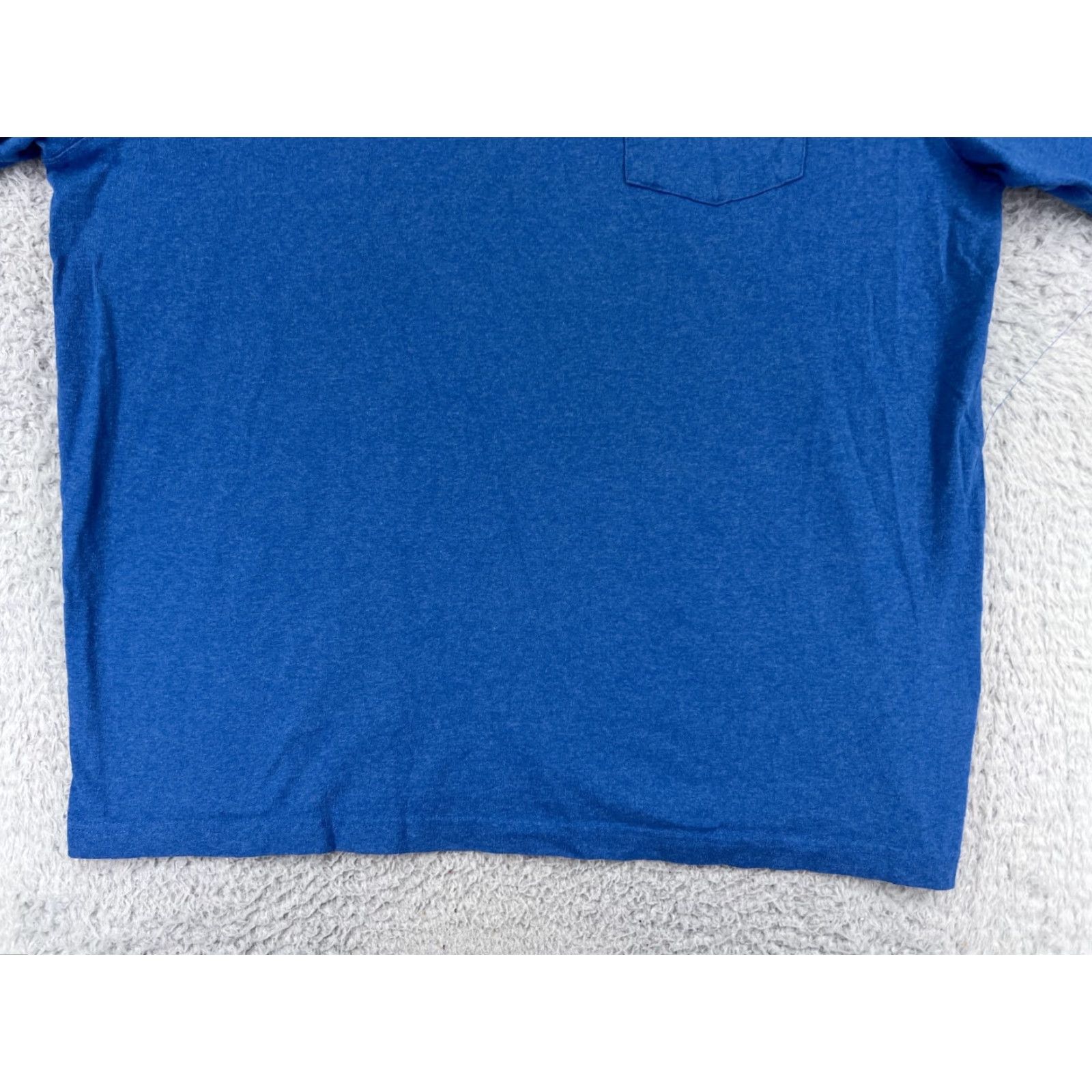Carhartt Carhartt Shirt Mens Large Blue Crew Neck Pocket Cotton Blend Workwear Size US L / EU 52-54 / 3 - 6 Thumbnail