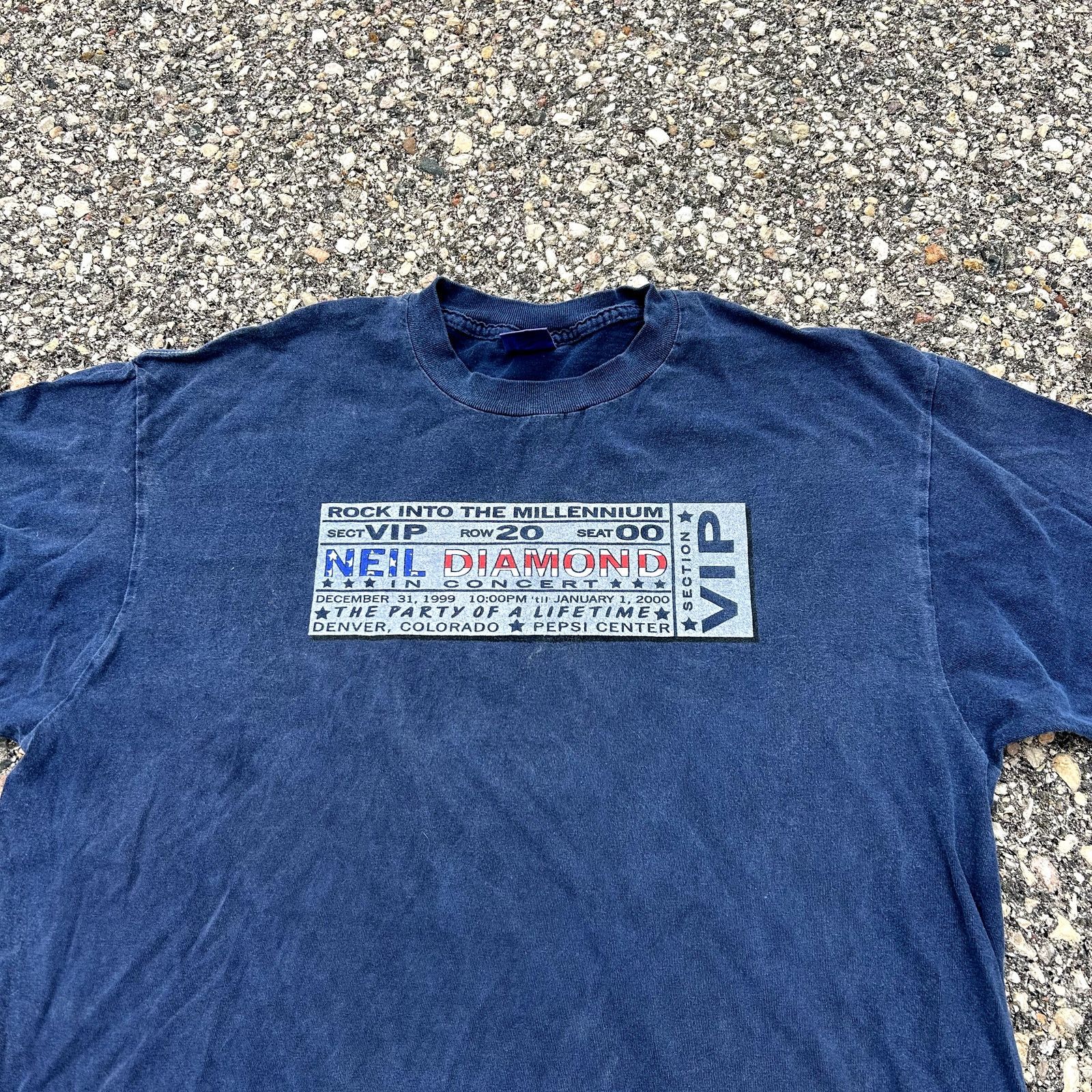 Delta Vintage Y2K Neil Diamond Concert T-Shirt XL Size US XL / EU 56 / 4 - 2 Thumbnail
