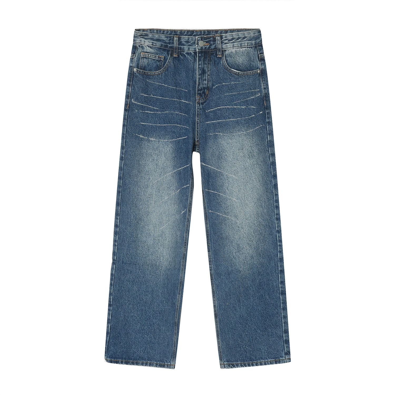 Jean Japanese retro straight loose graffiti jeans Size US 32 / EU 48 - 5 Thumbnail