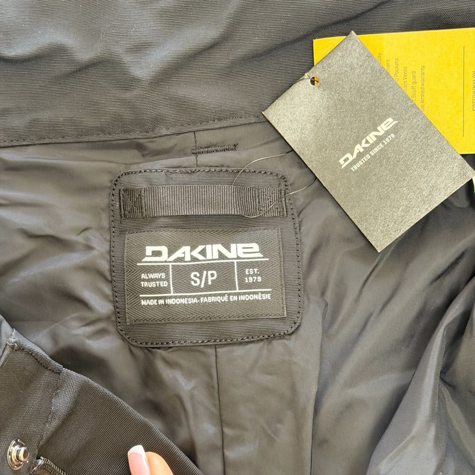 Dakine NWT! Dakine Unisex A-1 Black Snow pants, Size S Size 27" / US 4 / IT 40 - 10 Thumbnail