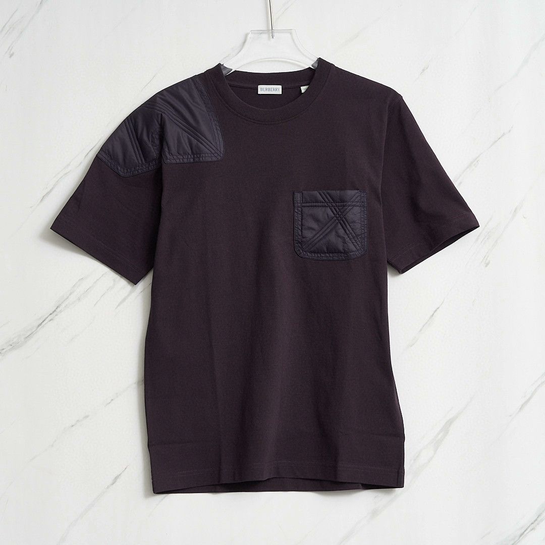 Burberry Burberry Men's Classic Solid T-Shirt Size US XXS / EU 40 - 1 Thumbnail