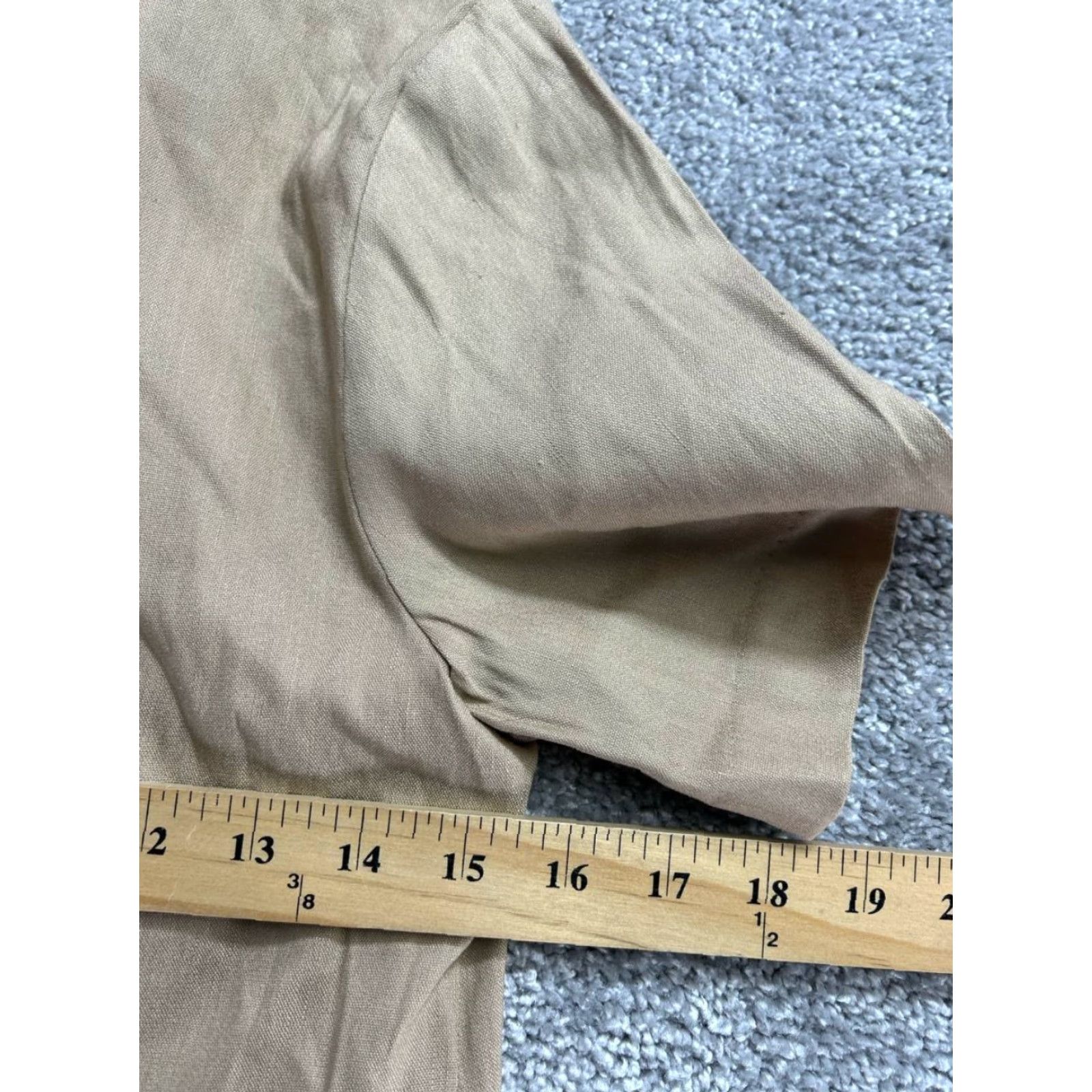 Vintage Evereve Grayson Blazer Jacket Women Small Beige Linen Single Breasted Formal New - Vintage? No Size S / US 4 / IT 40 - 6 Thumbnail