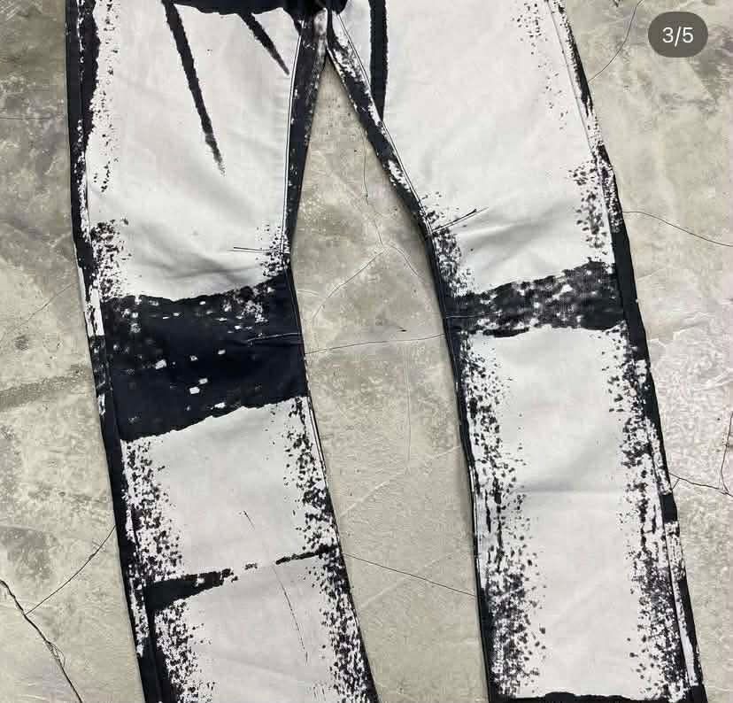 Helmut Lang Bleached Stretch Pants Size US 28 / EU 44 - 4 Thumbnail