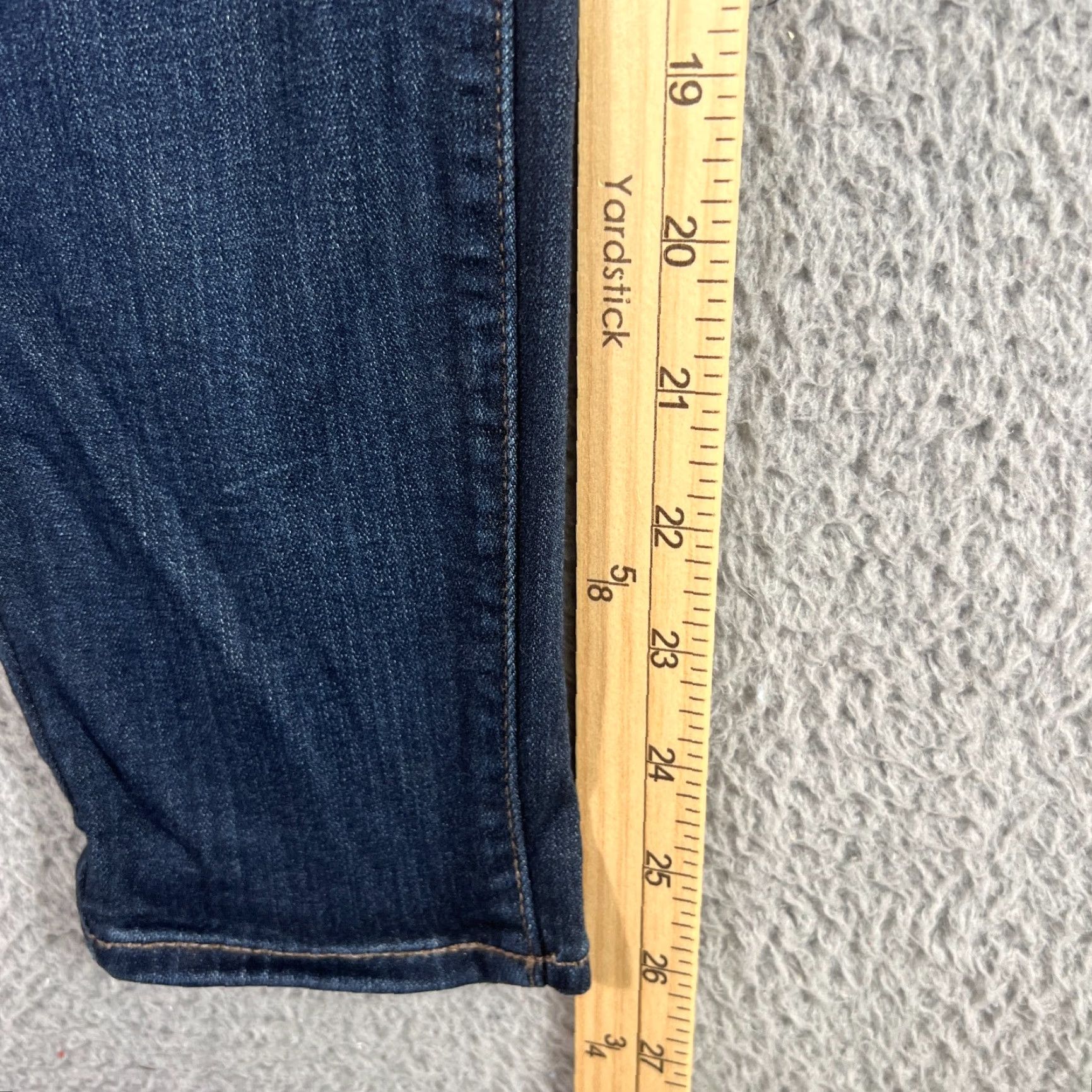 Paige Paige Jeans 26 Verdugo Skinny Cropped Ankle Dark Wash Low Rise Denim Blue Womens Size 26" / US 2 / IT 38 - 5 Thumbnail