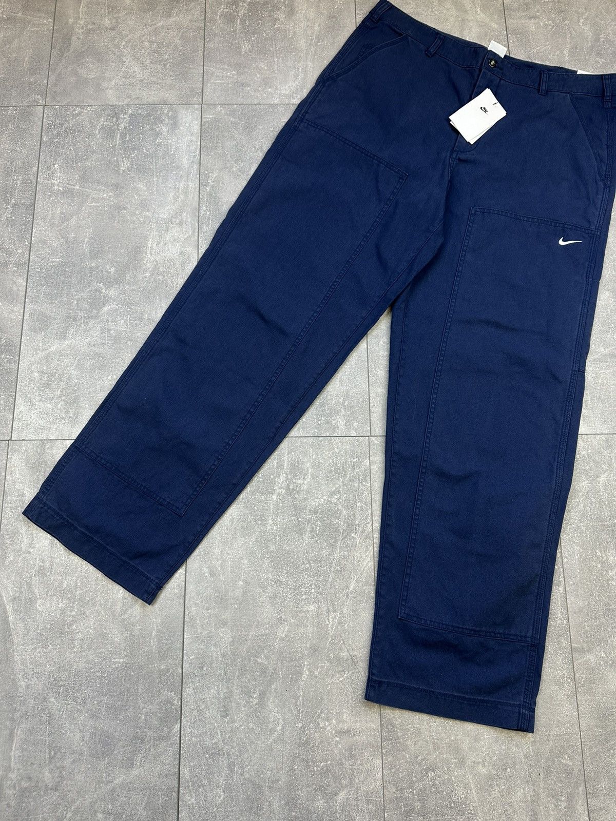 Vintage Nike Double Knee Canvas Utility Carpented Pants Size US 36 / EU 52 - 10 Thumbnail