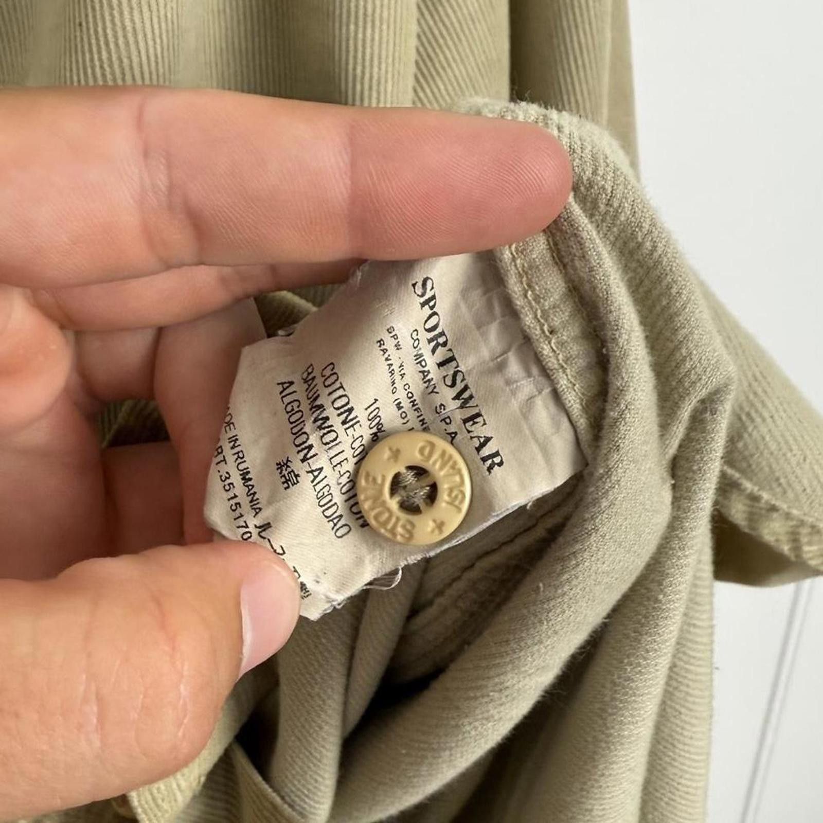 Stone Island 2000’s Stone Island Corduroy Shirt Size US XL / EU 56 / 4 - 6 Thumbnail