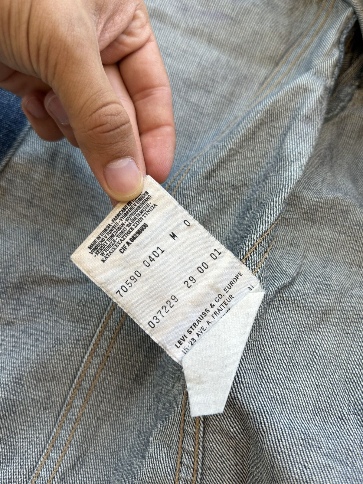 Levi's VINTAGE 90s LEVI’S DENIM JACKET Size M / US 6-8 / IT 42-44 - 10 Thumbnail