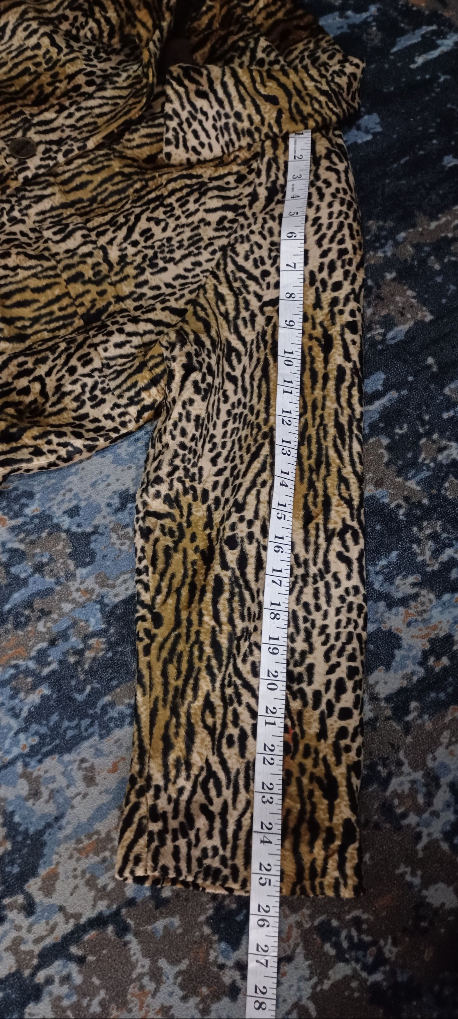 Japanese Brand Unisex🔥Leopard Faux fur Coat "Fashion" Size US L / EU 52-54 / 3 - 13 Thumbnail