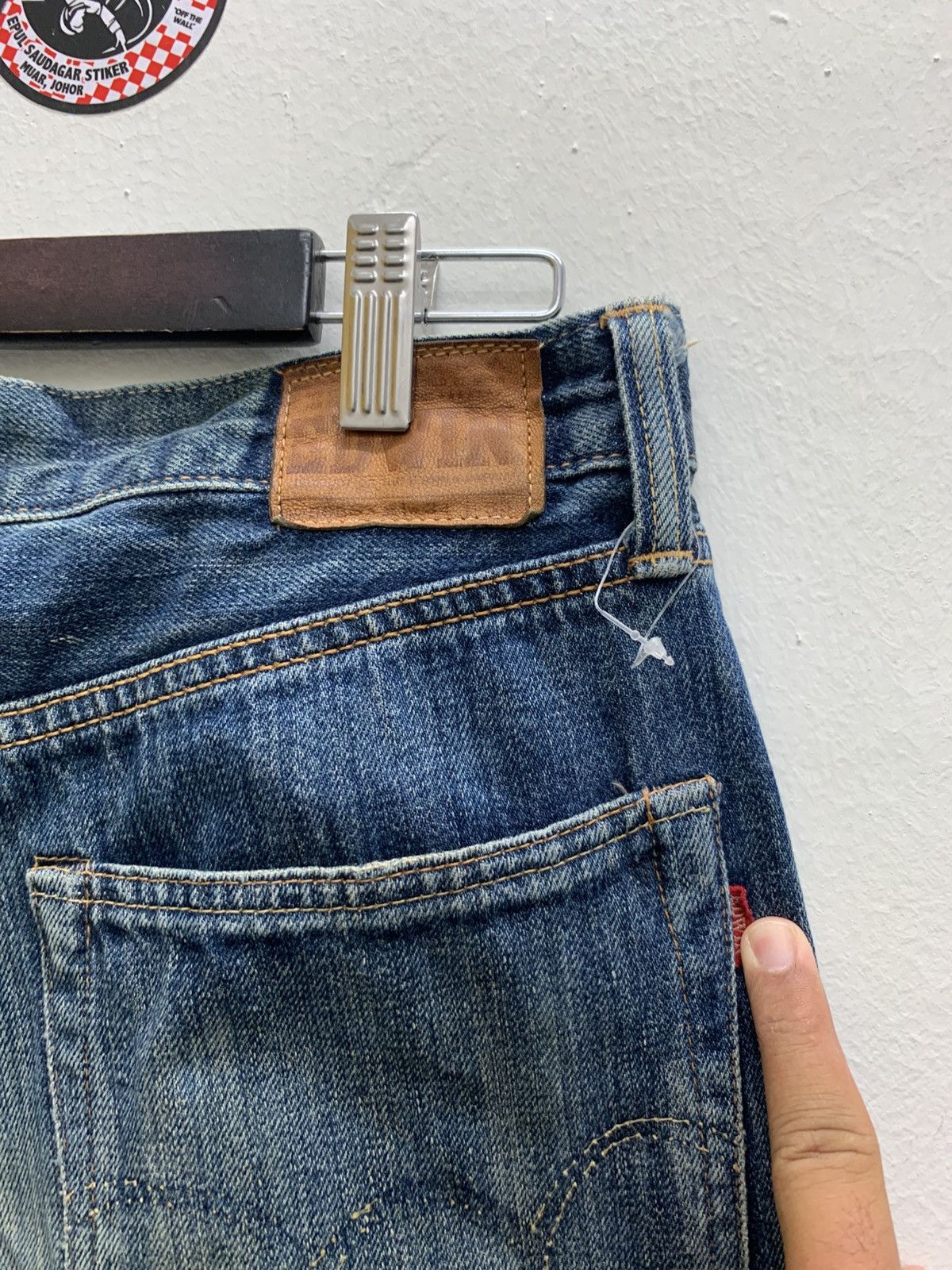 Edwin × Japanese Brand Vintage Edwin 505 SXR RARE Selvedge Denim Jeans Size US 33 - 7 Thumbnail