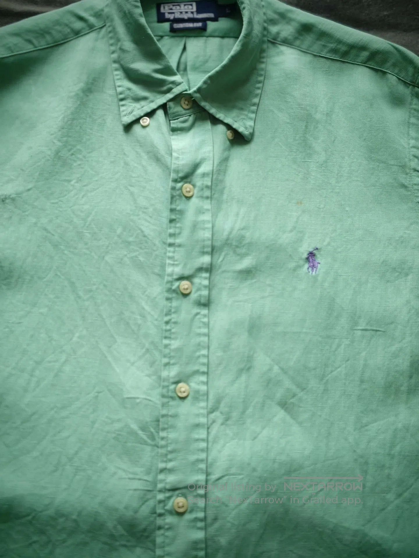 Polo Ralph Lauren Polo Ralph Lauren 90s Linen Silk Shirt. Size US L / EU 52-54 / 3 - 2 Thumbnail