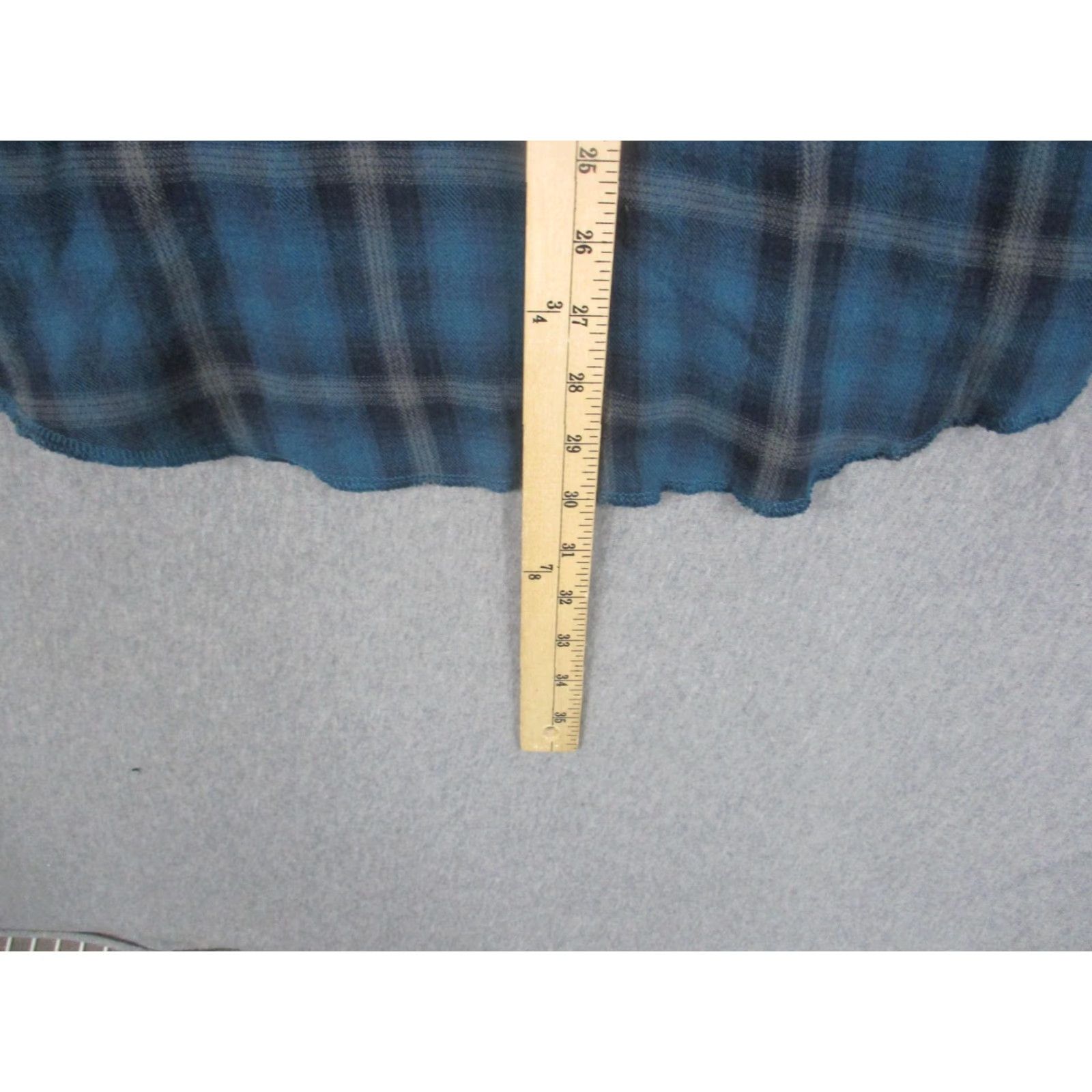 Wrangler Wrangler Shirt Mens XL Blue Plaid Retro Western Snap Front Flannel Long Sleeve Size US XL / EU 56 / 4 - 6 Thumbnail