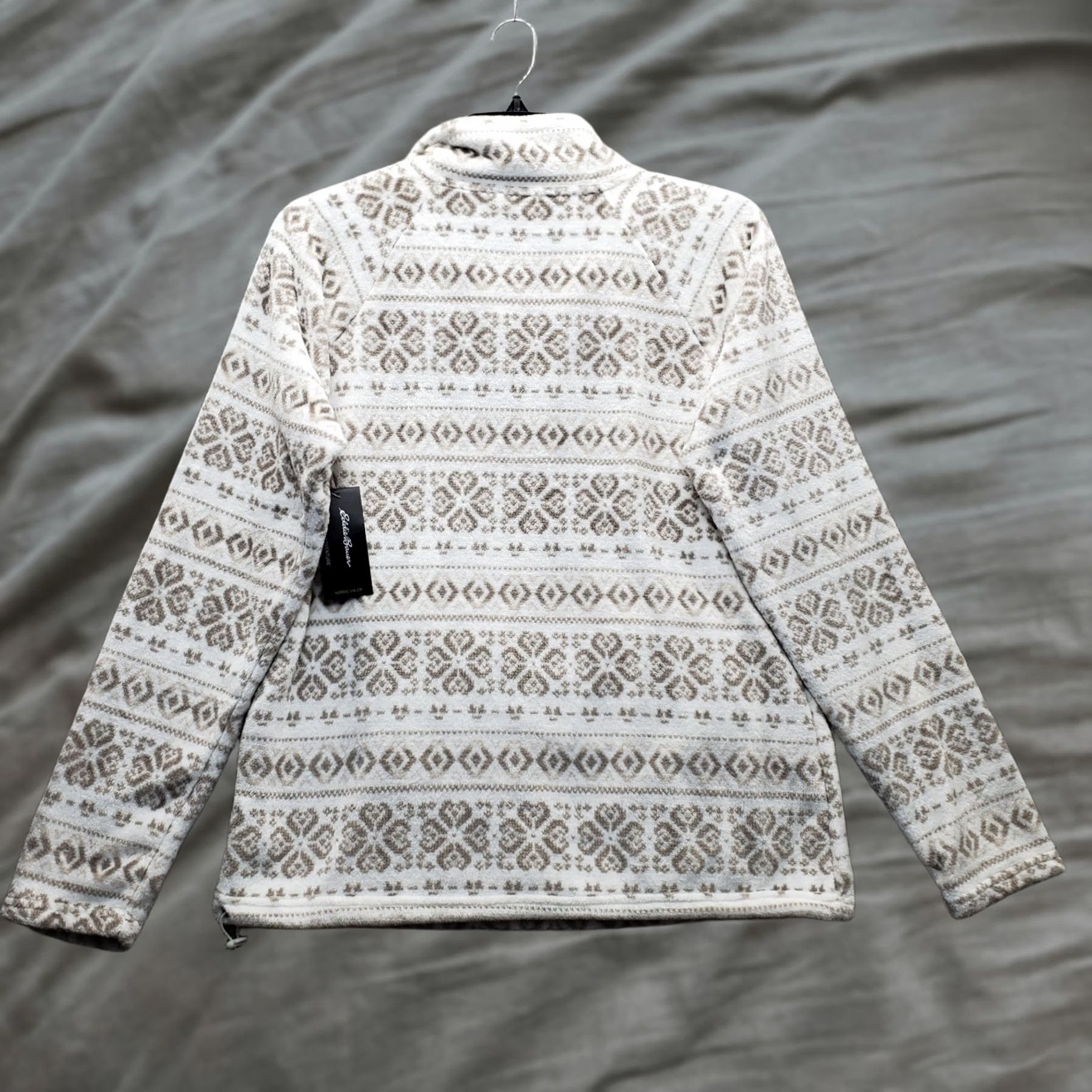 Eddie Bauer Eddie Bauer Quarter-Zip Fleece Pullover Womens XL Multicolor Nordic Snow Print Shirt Size XL / US 12-14 / IT 48-50 - 1 Thumbnail
