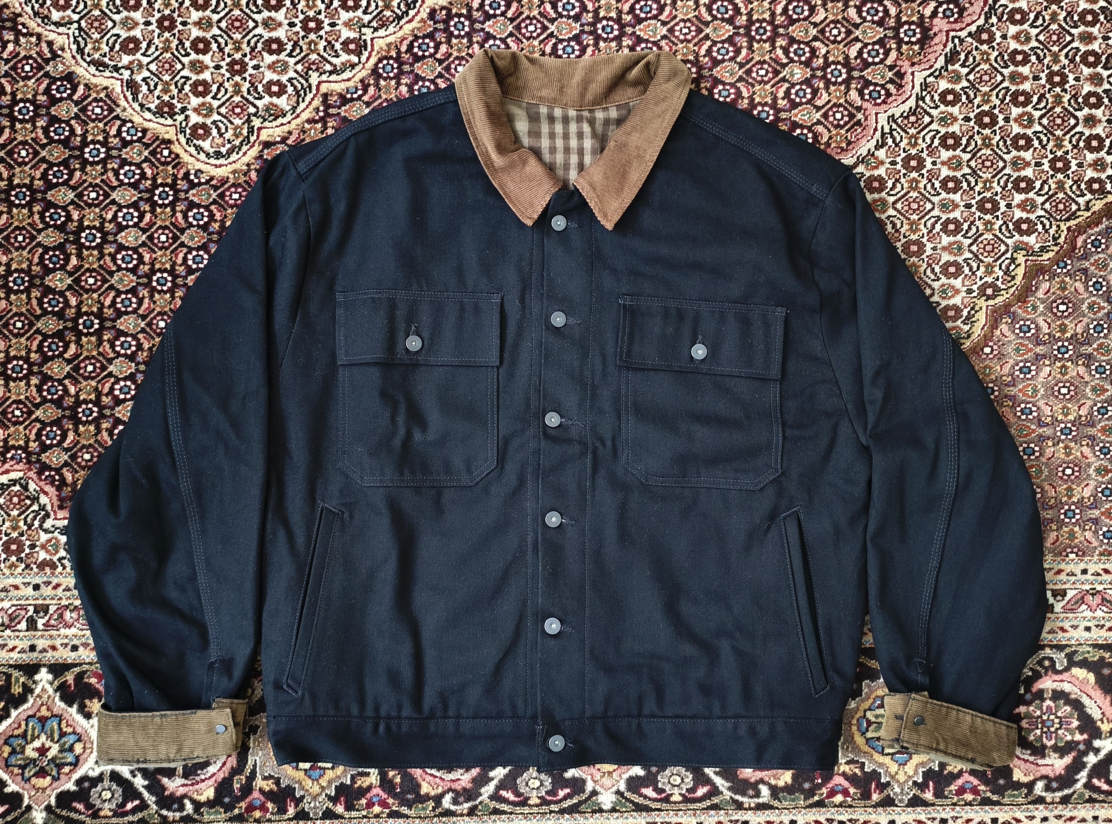 Designer × Vintage × Yeezy Yeezy season 6 black denim jacket