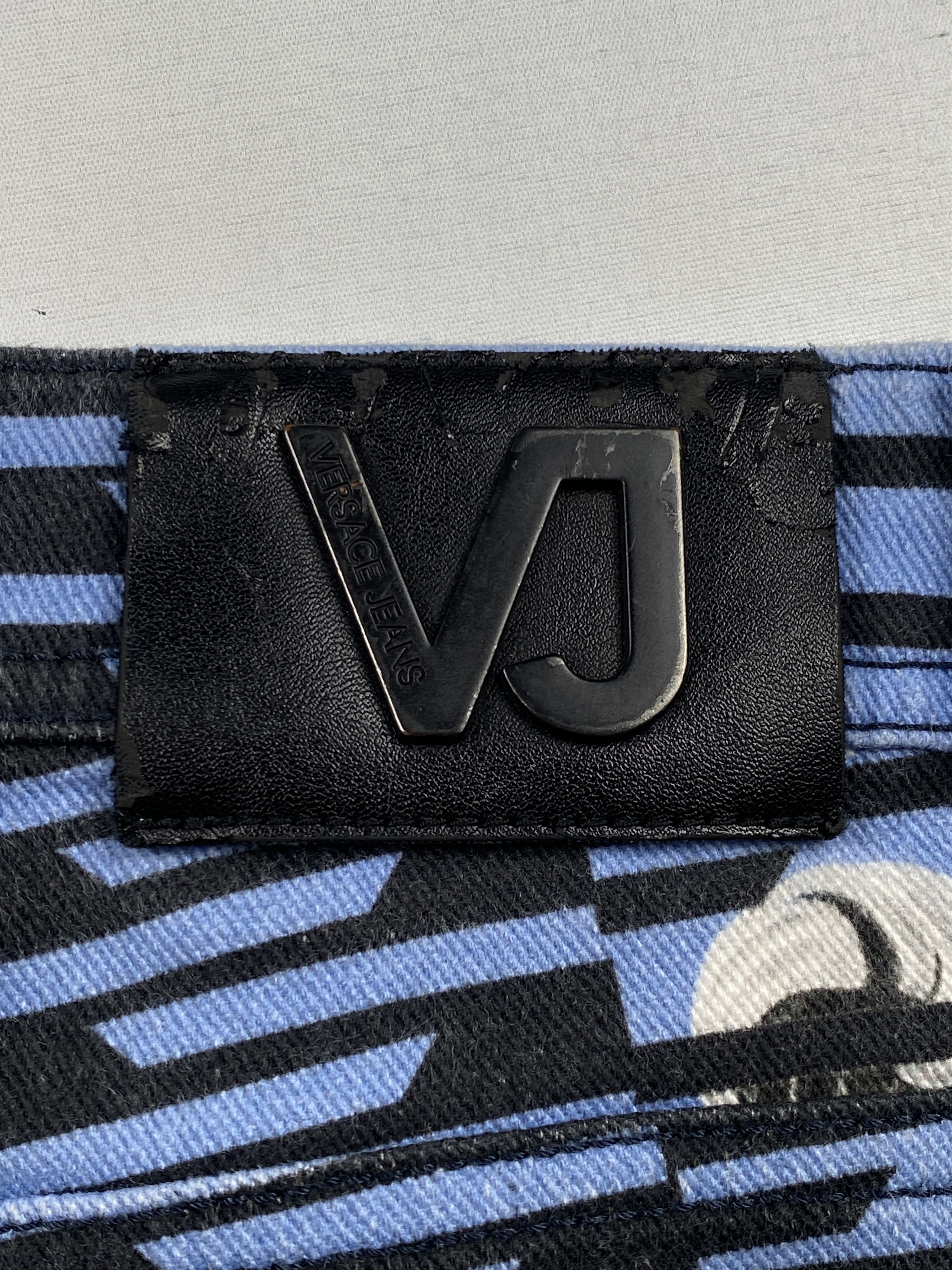 Versace Jeans Couture Patterned Slim Fit Jeans Size US 34 / EU 50 - 12 Thumbnail