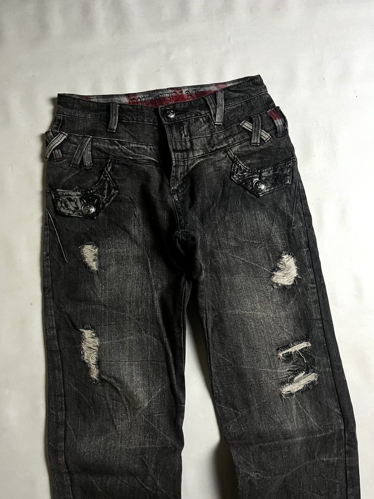 Japanese Brand Double waist punk grunge style by Original Style Size US 30 / EU 46 - 2 Thumbnail