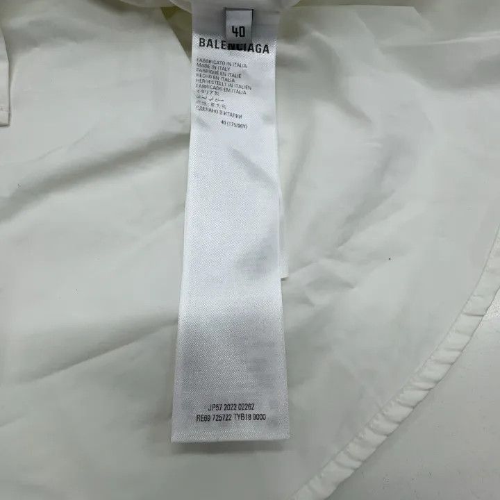 Balenciaga Balenciaga Balenciaga Long Sleeve White Shirt for Men -250 Size US M / EU 48-50 / 2 - 3 Thumbnail