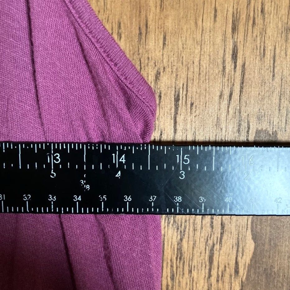 Vintage Express One Eleven Womens Blouse Purple V Neck Spaghetti Strap Tank Top Stretch Medium Shirt Sleeveless Casual Womens Size M / US 6-8 / IT 42-44 - 6 Thumbnail