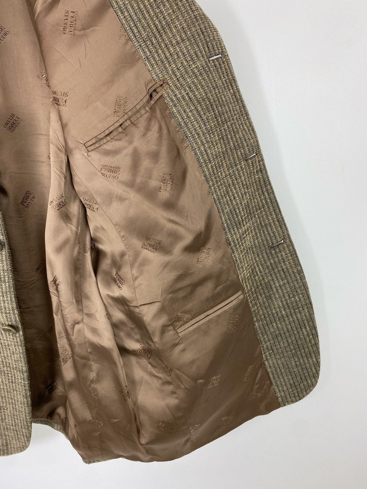 Gianfranco Ferre Gianfranco Ferre Studio Textured Wool Blend Blazer Jacket Size US M / EU 48-50 / 2 - 10 Thumbnail