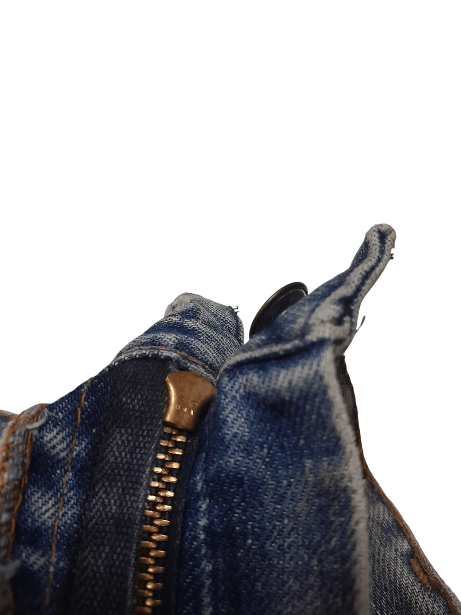 Vintage 70s Pocket Plain Denim Talon 42 Super FLARE Denim (F358) W33 Size US 33 - 8 Thumbnail