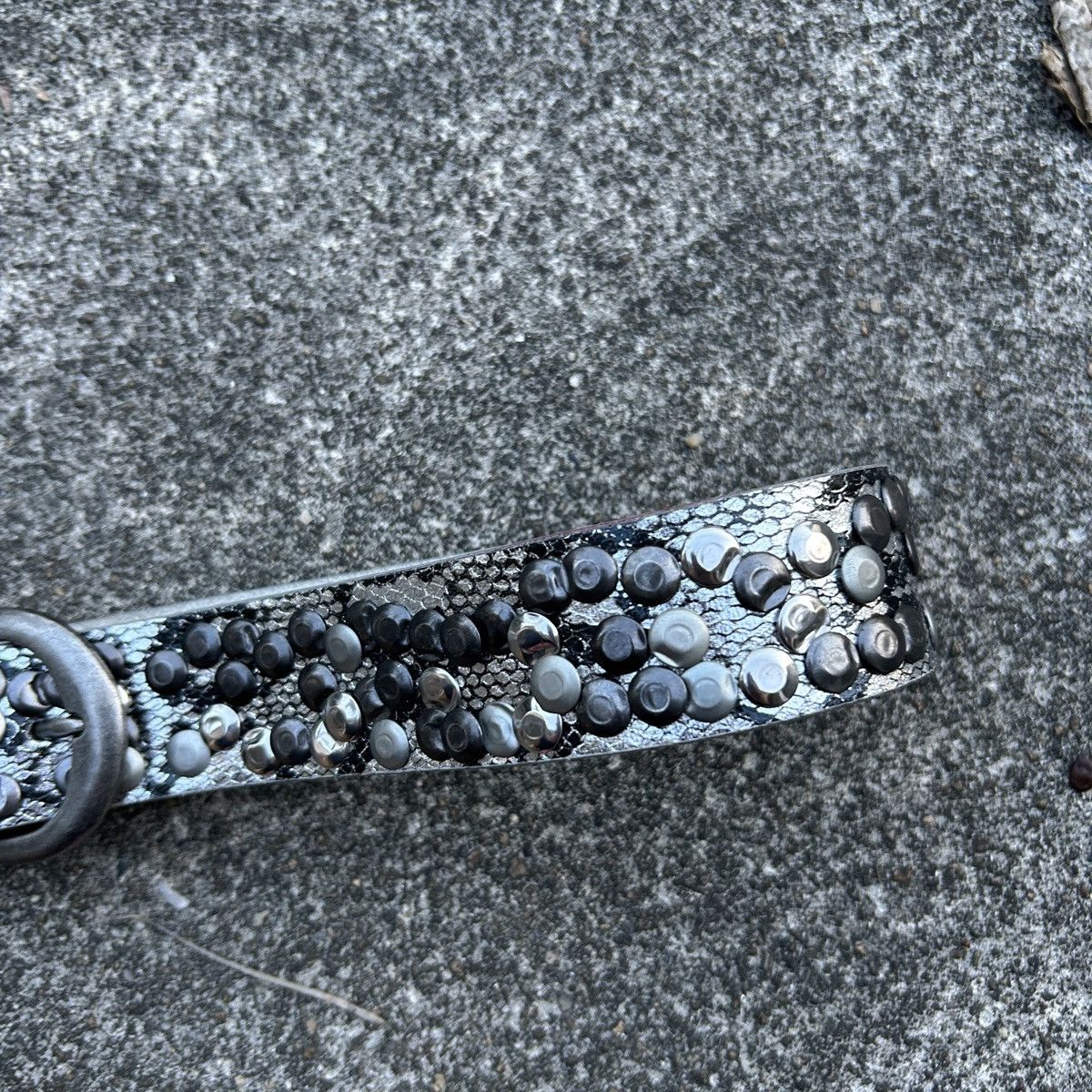 Vintage Vintage studded leather belt 🐍 (Kapital Style) Size ONE SIZE - 7 Thumbnail