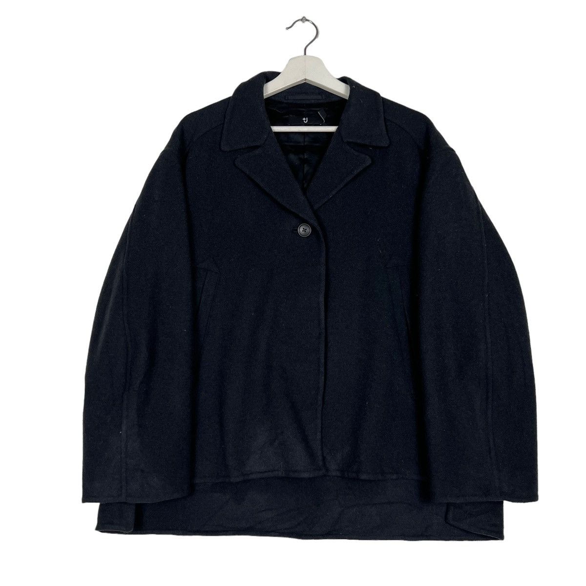Jil Sander 🔥 JIL SANDER X JAPANESE BRAND WOOL PONCHO Size US L / EU 52-54 / 3 - 4 Thumbnail