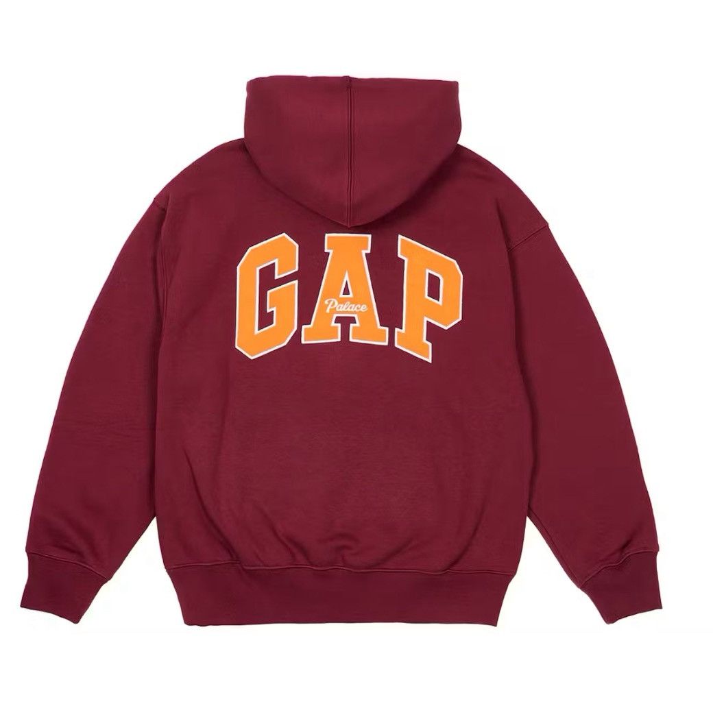 Gap × Palace Palace GAP Burgundy Hoodie Size US L / EU 52-54 / 3 - 2 Thumbnail