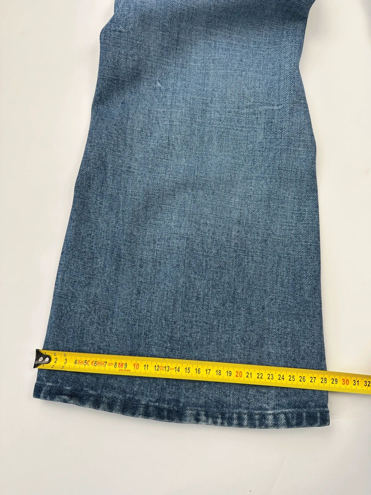 Marithe + Francois Girbaud Marithé + François Girbaud 90’s Twisted Flared Denim Pants Size US 28 / EU 44 - 12 Thumbnail