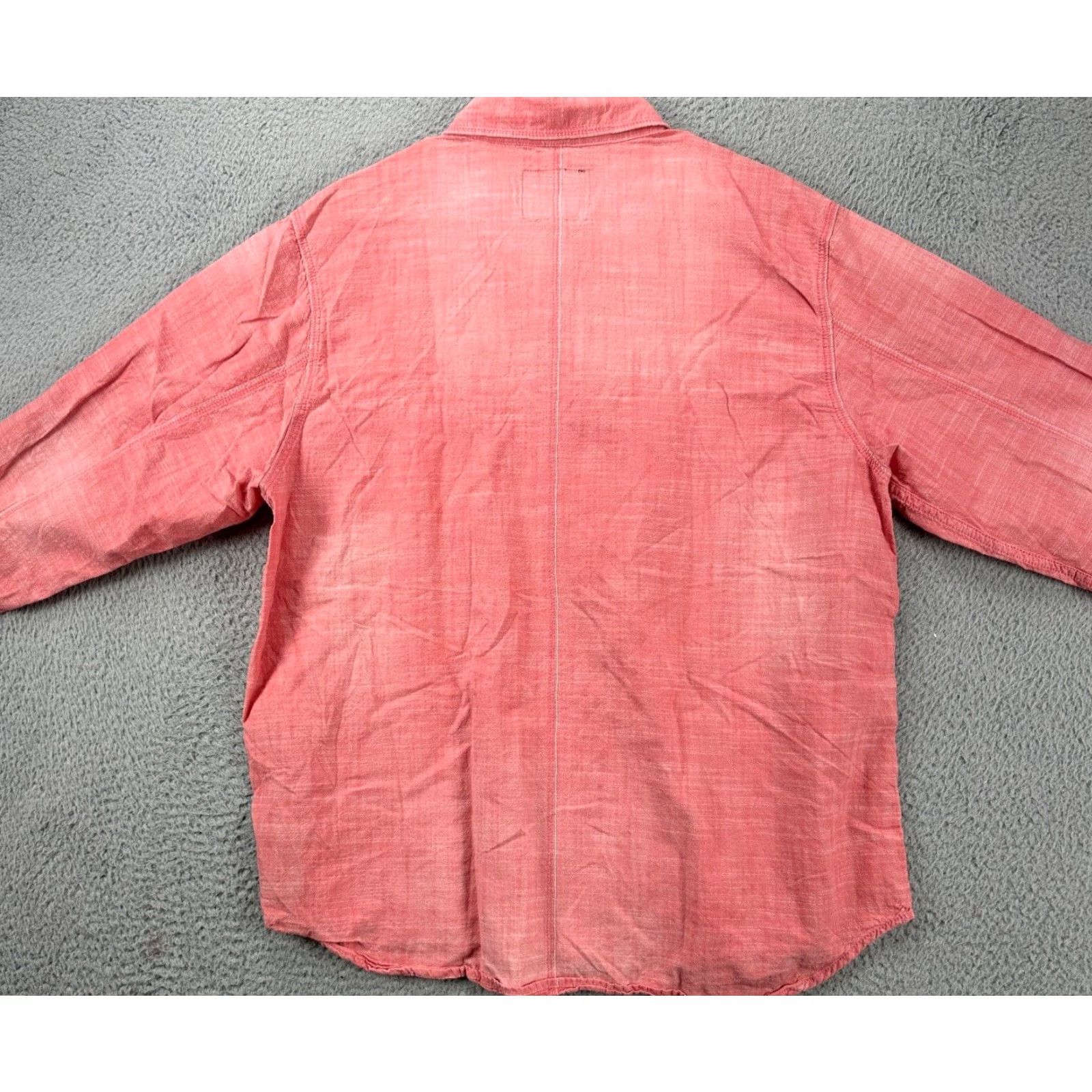 Vintage Seven7 Western Shirt Mens XL Red Button-Up Long Sleeve Pockets Flap Western Casual Shirt Size US XL / EU 56 / 4 - 3 Thumbnail