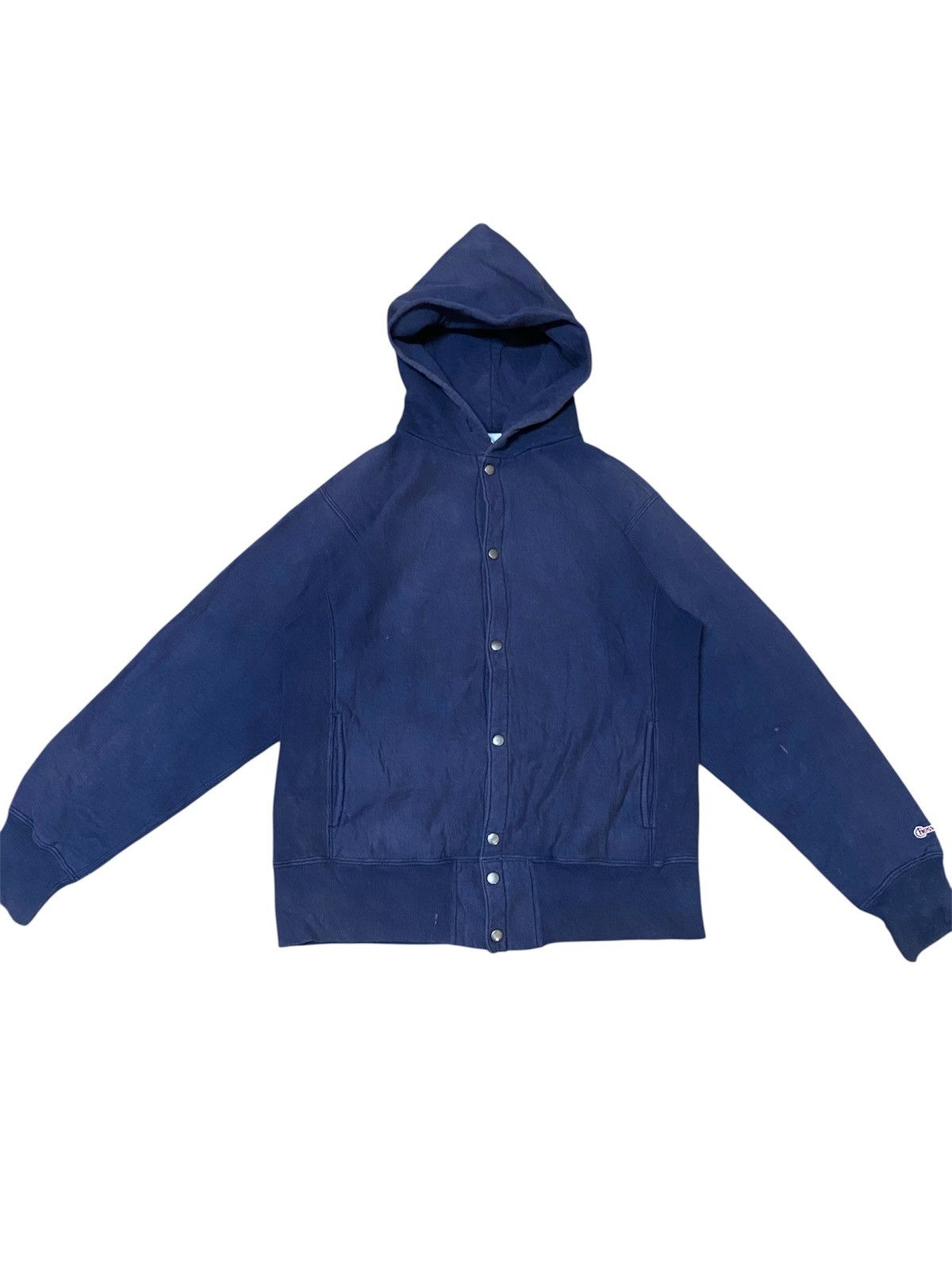 Sugar Cane Cheswick By Sugarcane Sun Faded Snap Button Hoodie Sweater Size US M / EU 48-50 / 2 - 1 Thumbnail