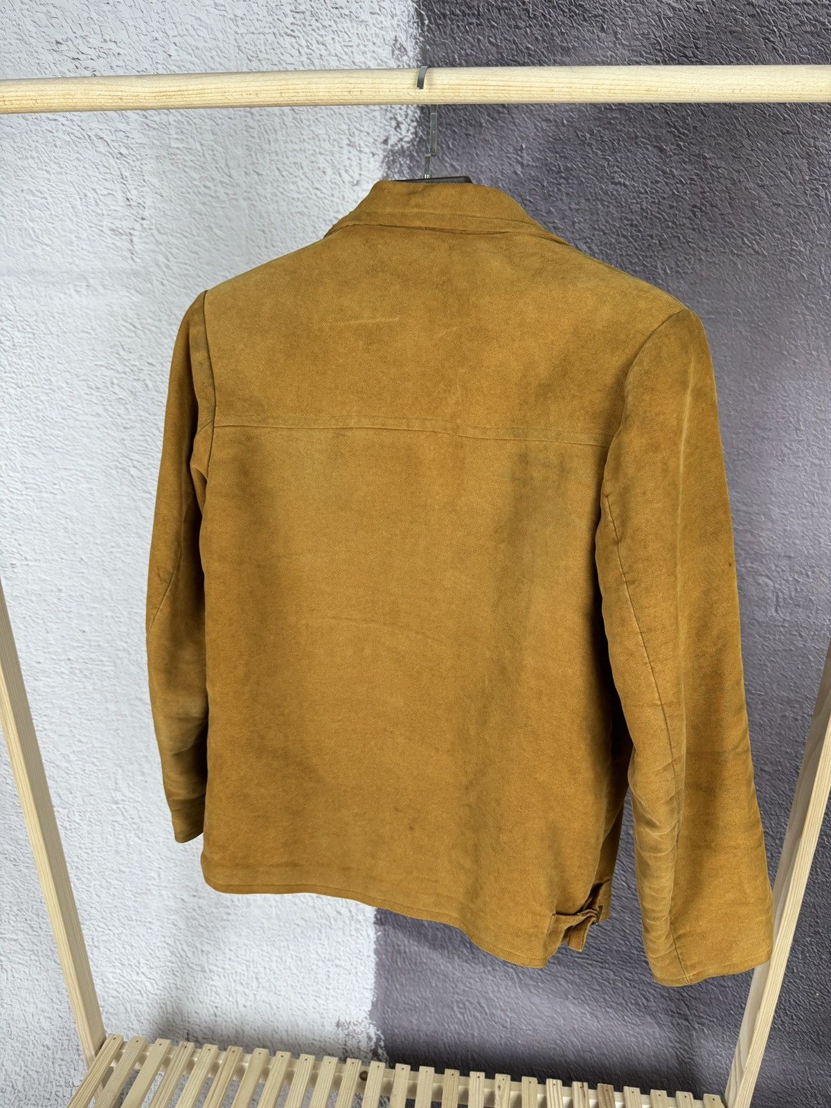 Vintage Vintage 70s 80s light brown cotton bomber aviator jacket Size US L / EU 52-54 / 3 - 9 Thumbnail