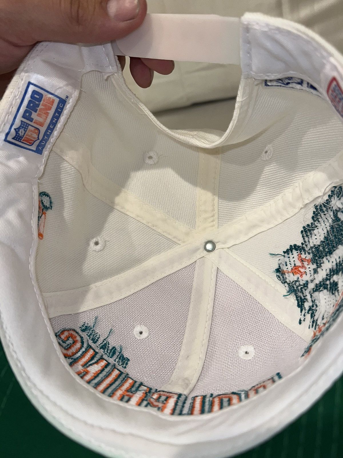 Sports Specialties × Vintage Vintage Miami Dolphins Sports Specialties Shadow Hat Size ONE SIZE - 5 Thumbnail