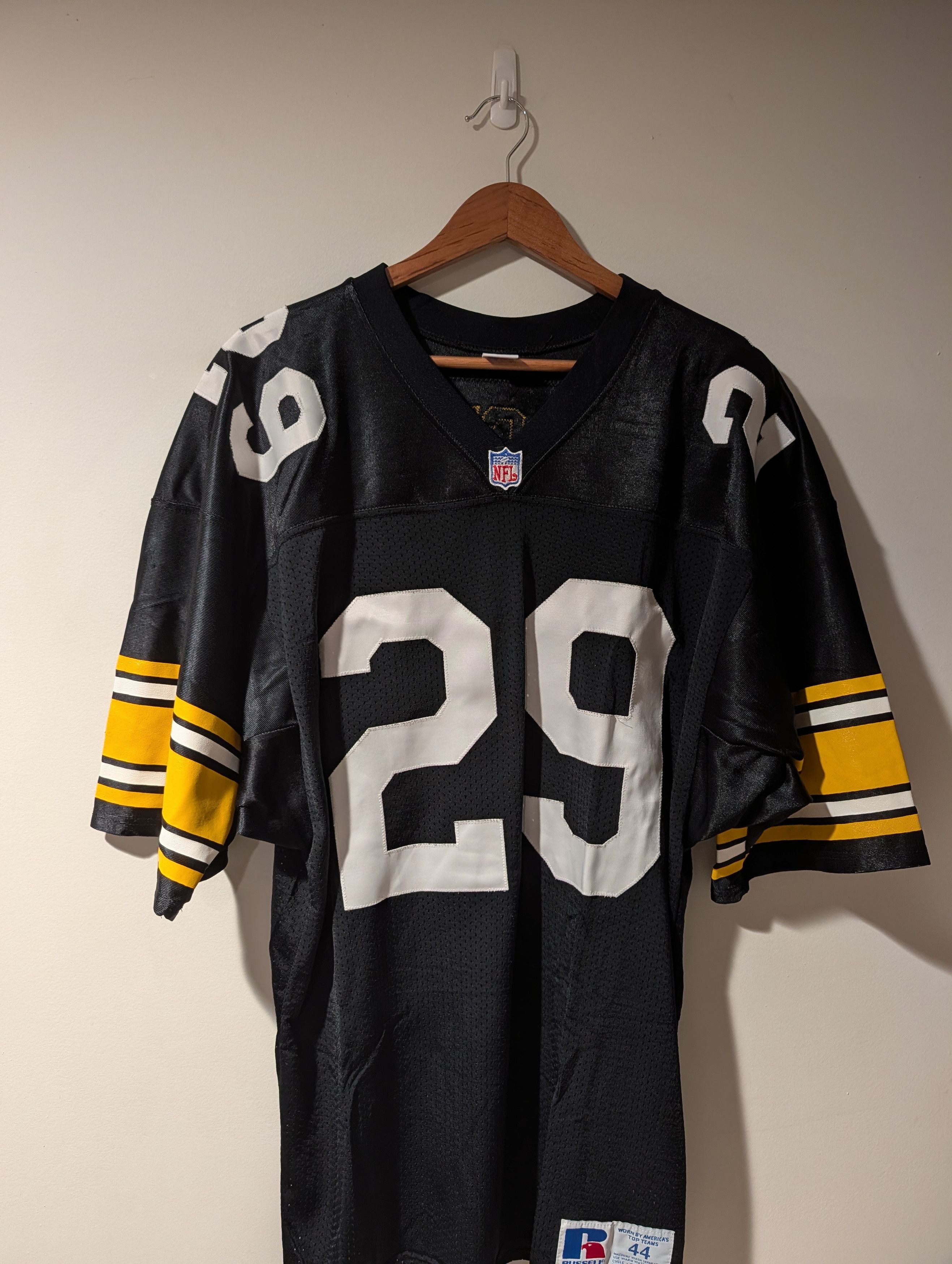 Russell Athletic Vintage 90s Pittsburgh Steelers Foster Russell Jersey Size US L / EU 52-54 / 3 - 4 Thumbnail