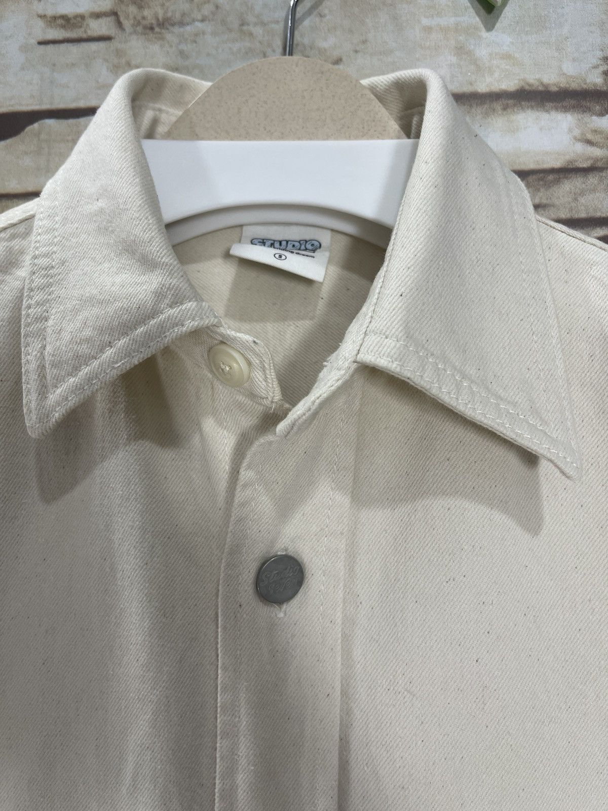 GU × Japanese Brand × Studio Seven StudioSeven x GU Collaboration Denim Work Shirt Size S Size US S / EU 44-46 / 1 - 7 Thumbnail