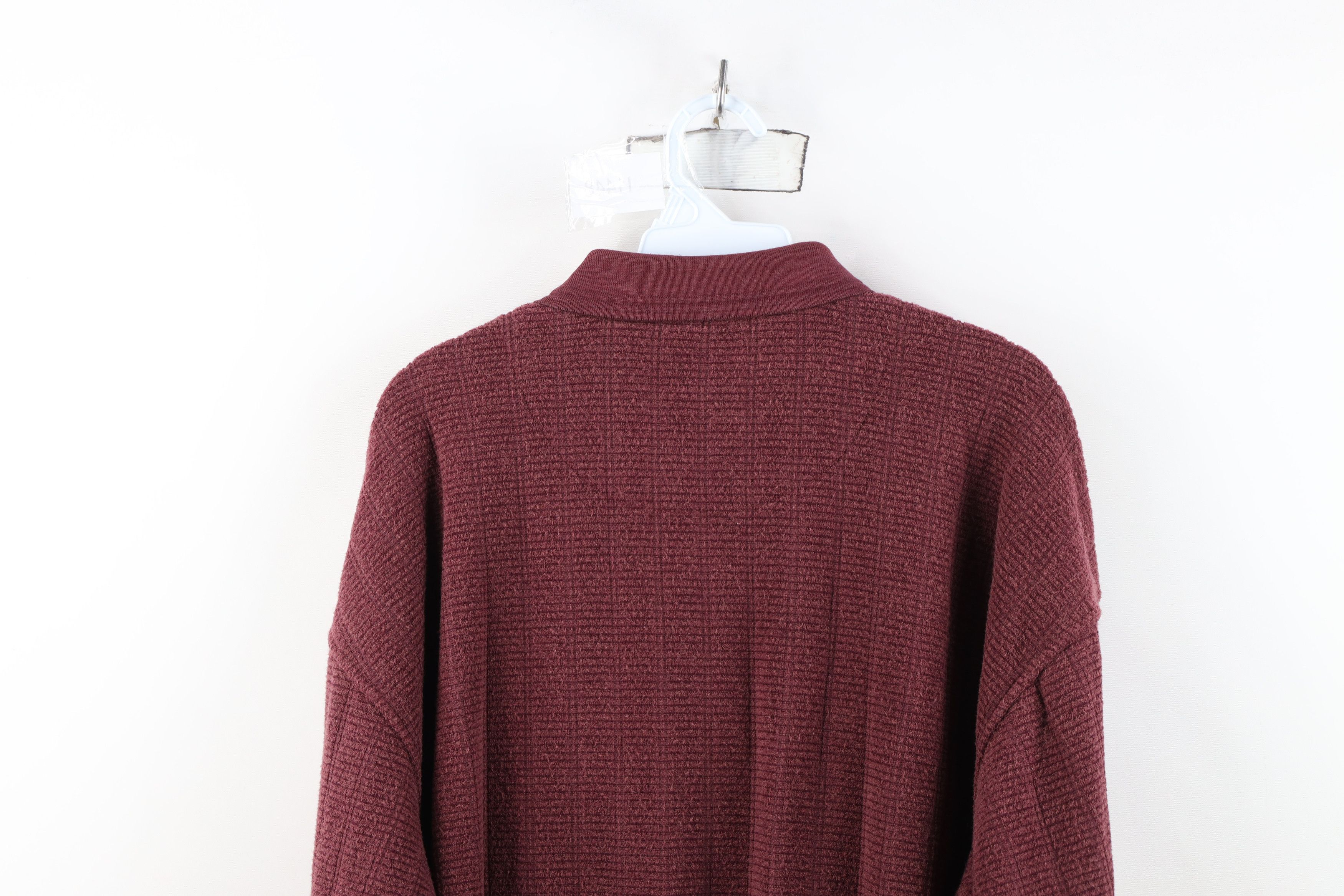 Vintage Vintage 90s Streetwear Fleece Collared Pullover Sweatshirt Size US XL / EU 56 / 4 - 11 Thumbnail