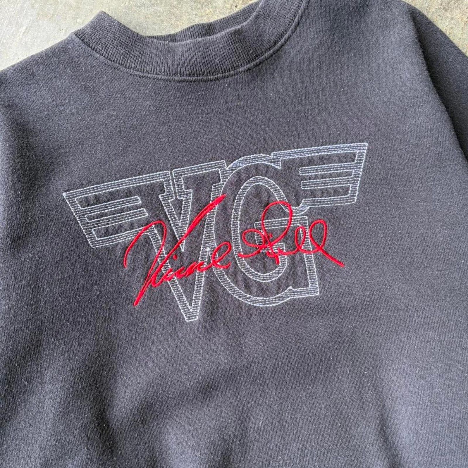 Hanes 90s vince gill black crewneck Size US XL / EU 56 / 4 - 2 Thumbnail