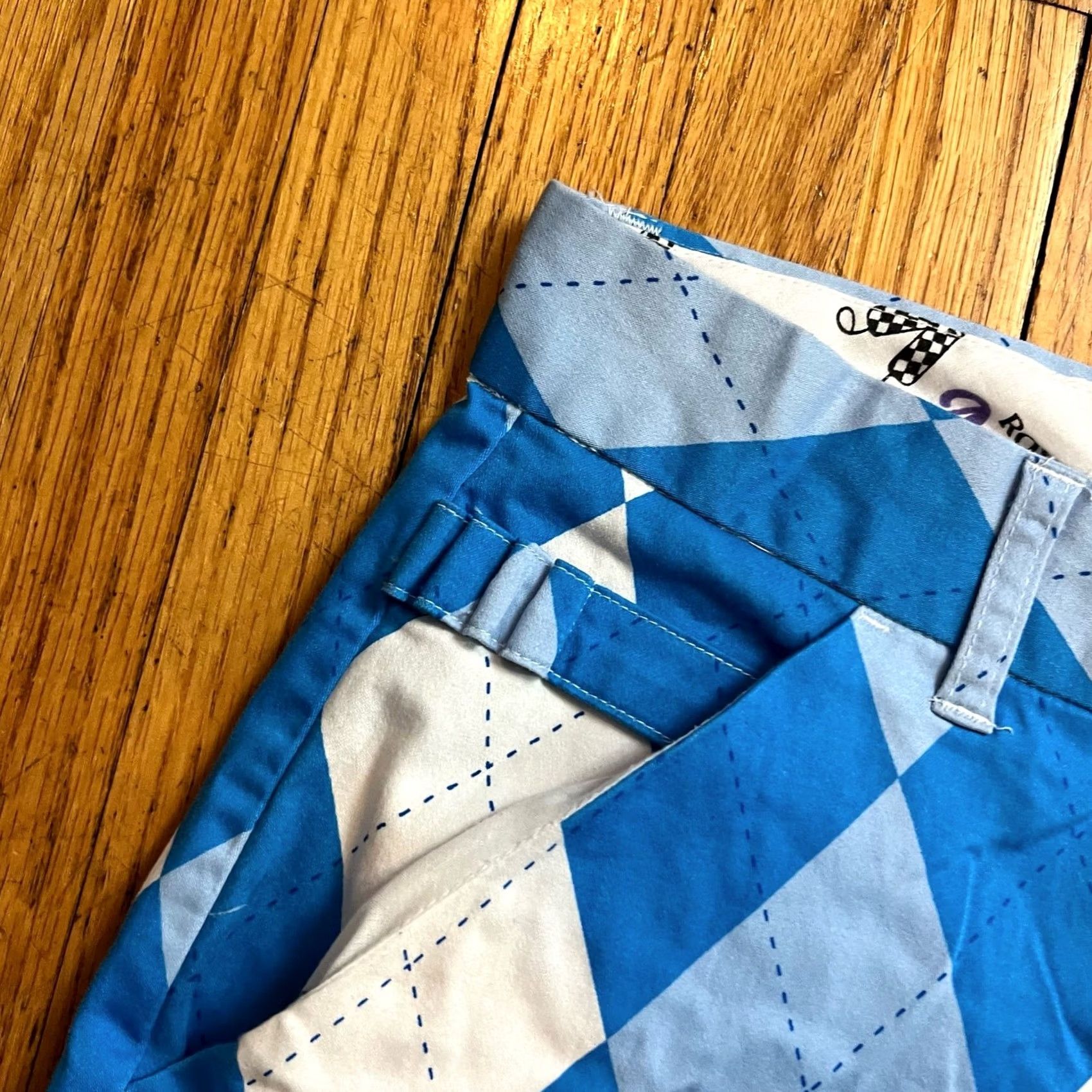 Vintage VINTAGE Royal awesome Shorts Mens 30 Argyle Blue White Golf Loud 31x9 Mens Size US 30 / EU 46 - 2 Thumbnail