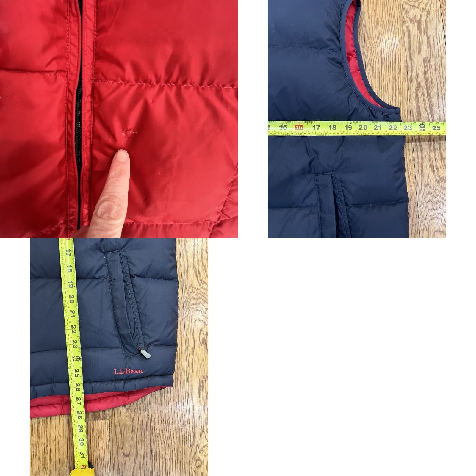 Vintage VINTAGE LL Bean Goose Down Puffer Vest Mens M Black Red Reversible Size US M / EU 48-50 / 2 - 8 Thumbnail