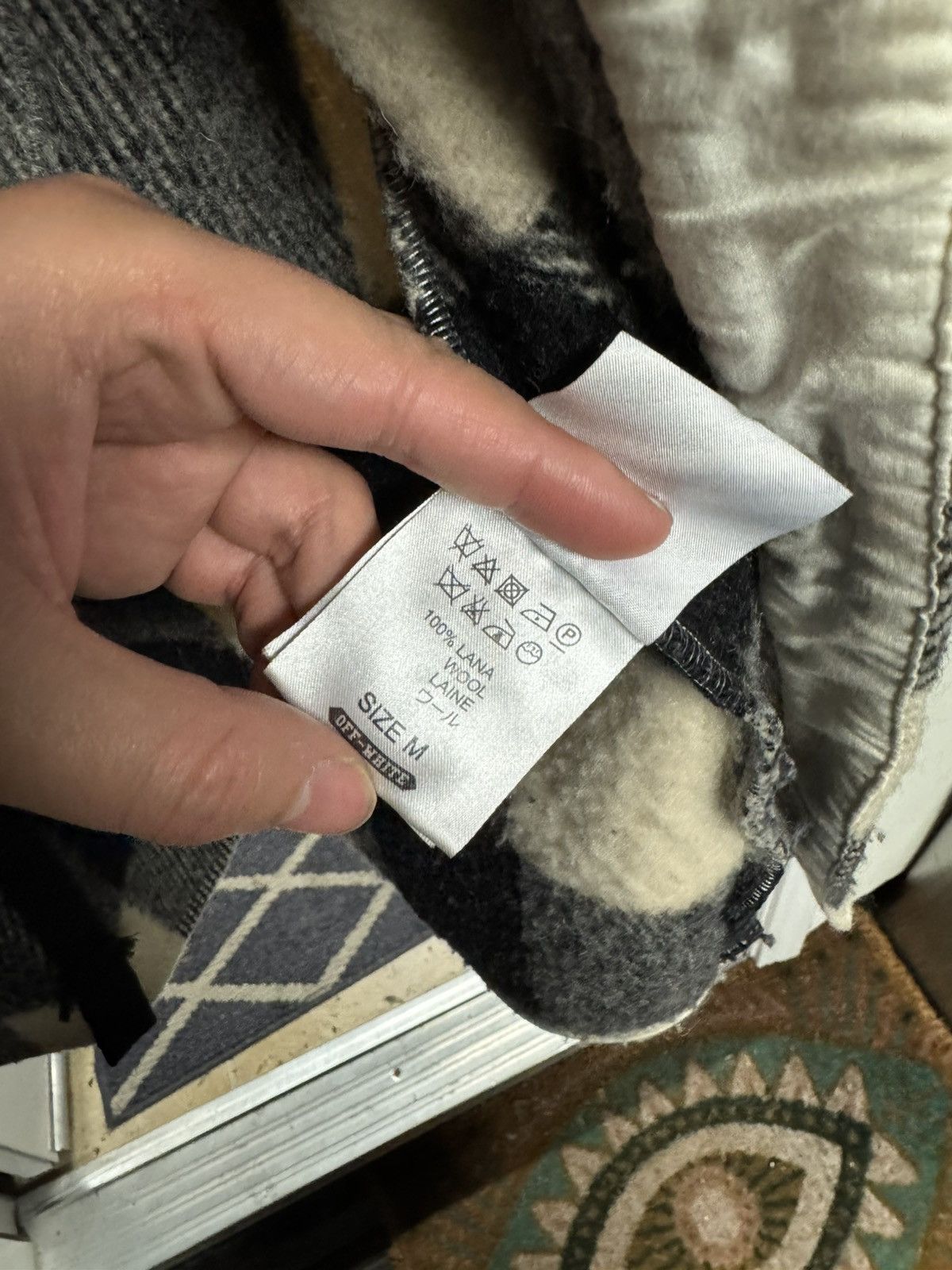 Off-White OFF WHITE FW16 Patchwork Wool Flannel Size US M / EU 48-50 / 2 - 10 Thumbnail