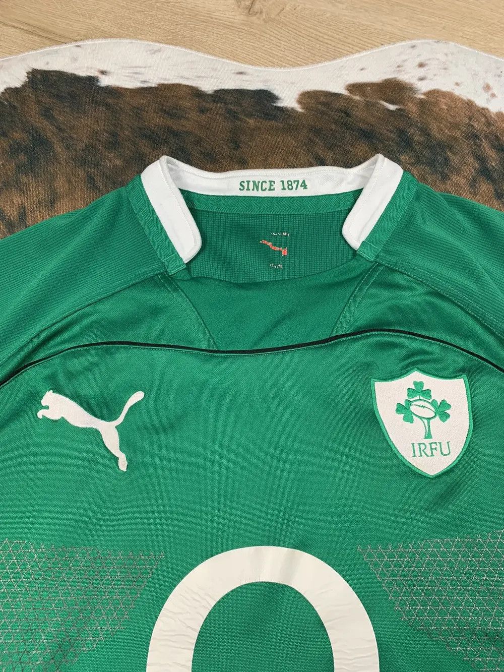Puma Vintage Puma IRFU T Shirt Tee Rugby 02 Jersey Size US L / EU 52-54 / 3 - 4 Thumbnail