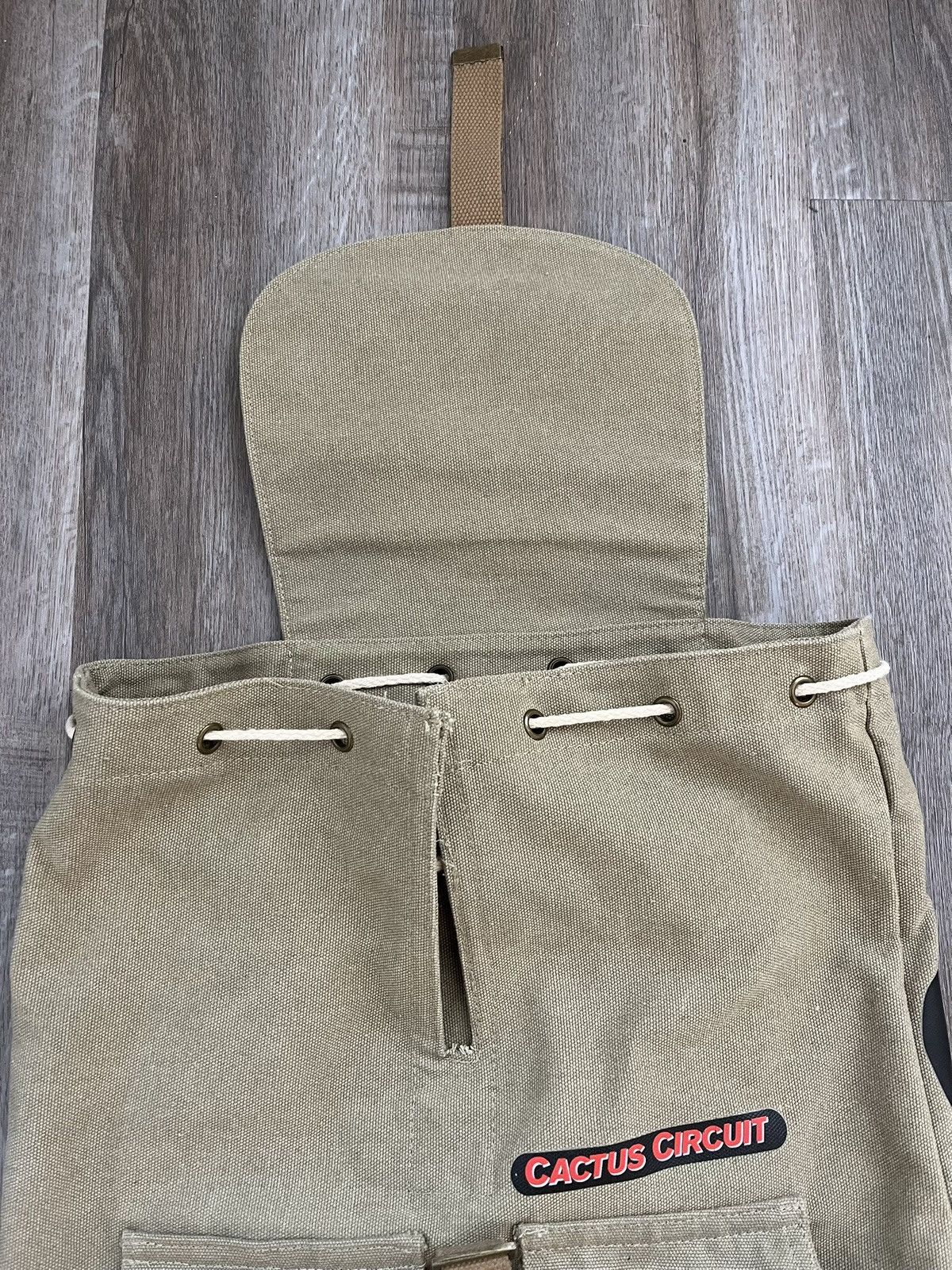 Travis Scott Travis Scott Cactus Jack Canvas Backpack Olive SS21 Size ONE SIZE - 5 Thumbnail